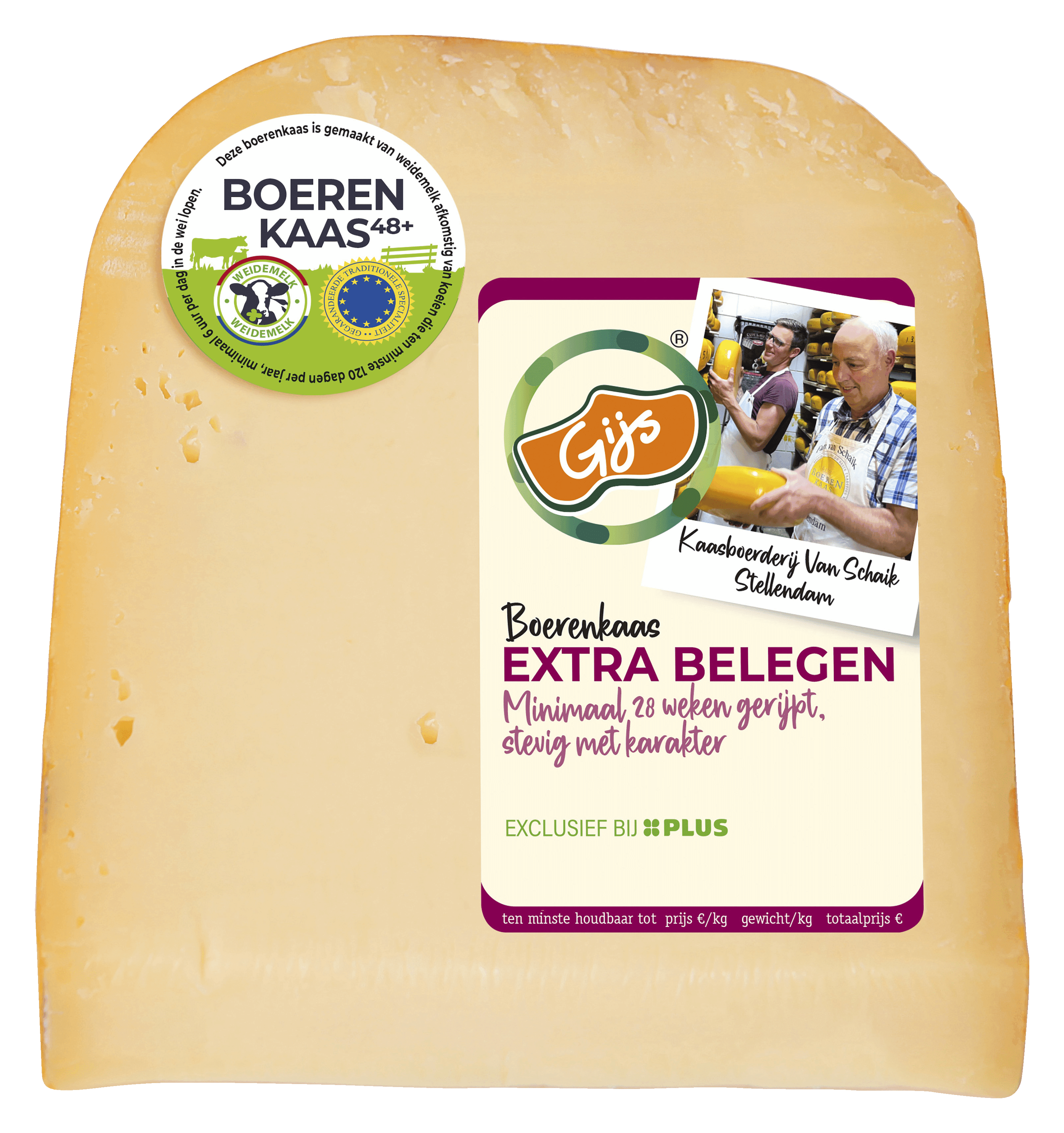 GIJS Boerenkaas extra belegen 48+ stuk