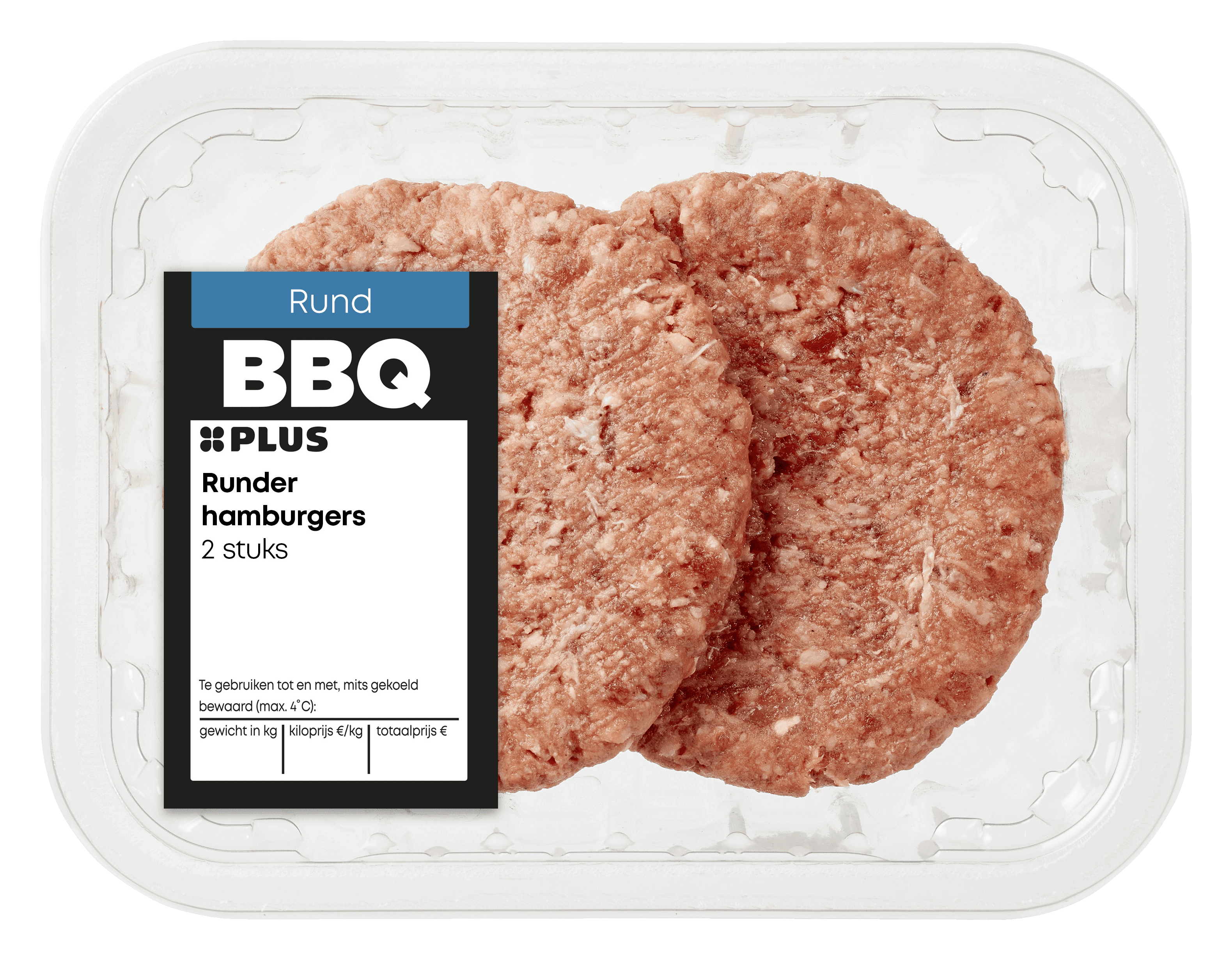 PLUS Runder hamburgers 2st