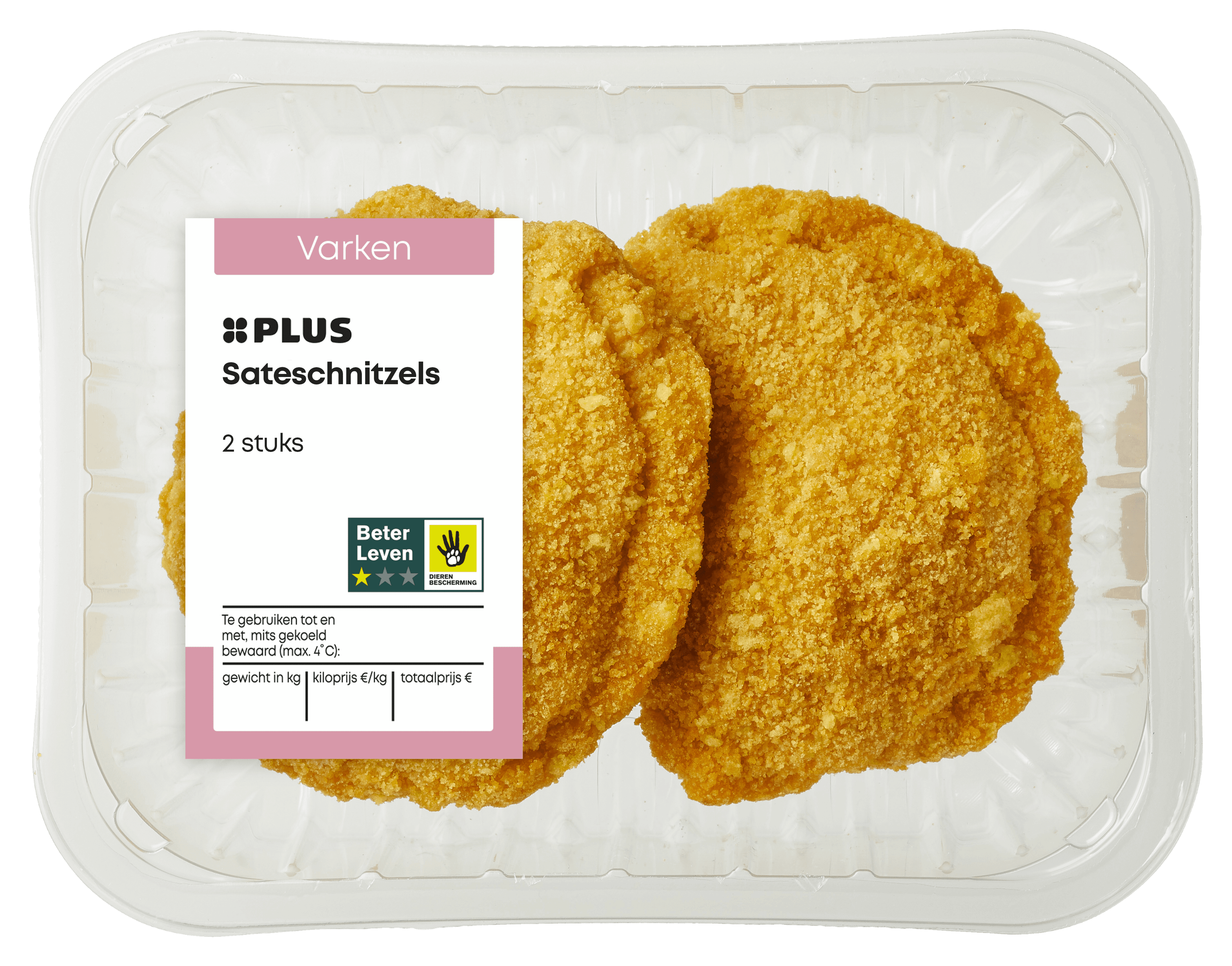 PLUS Sateschnitzels 2 stuks