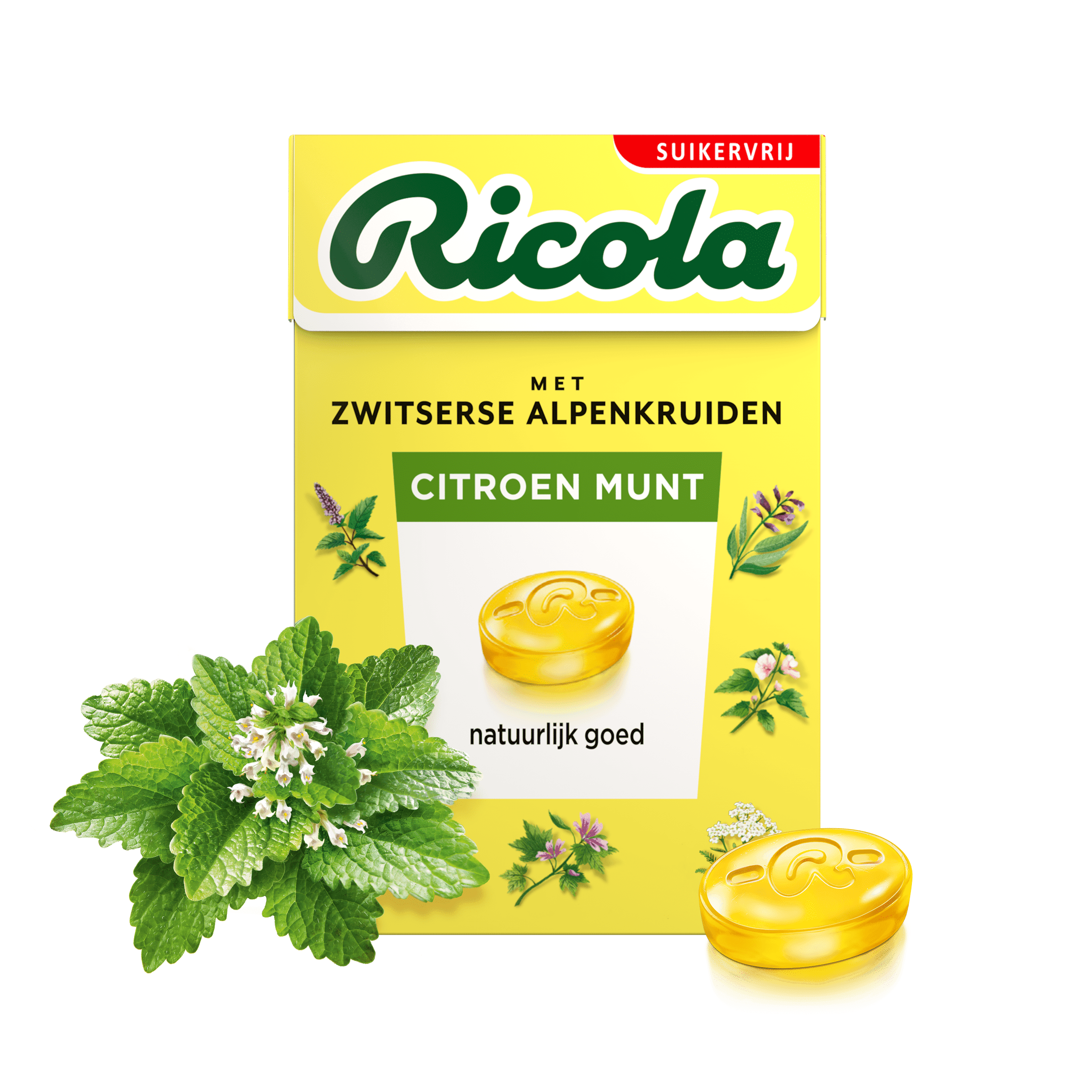 Ricola Lemon mint box (suikervrij)