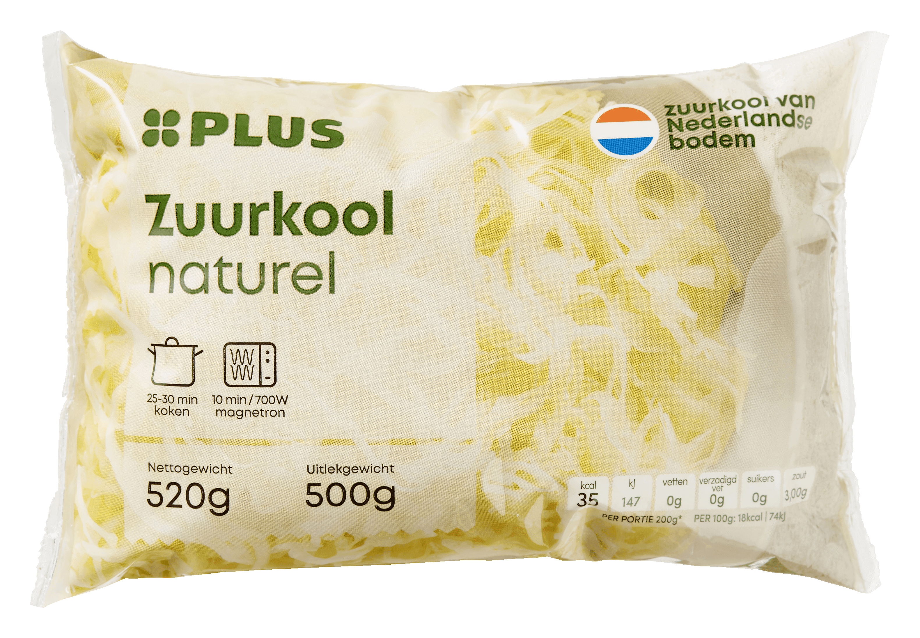 PLUS Zuurkool naturel