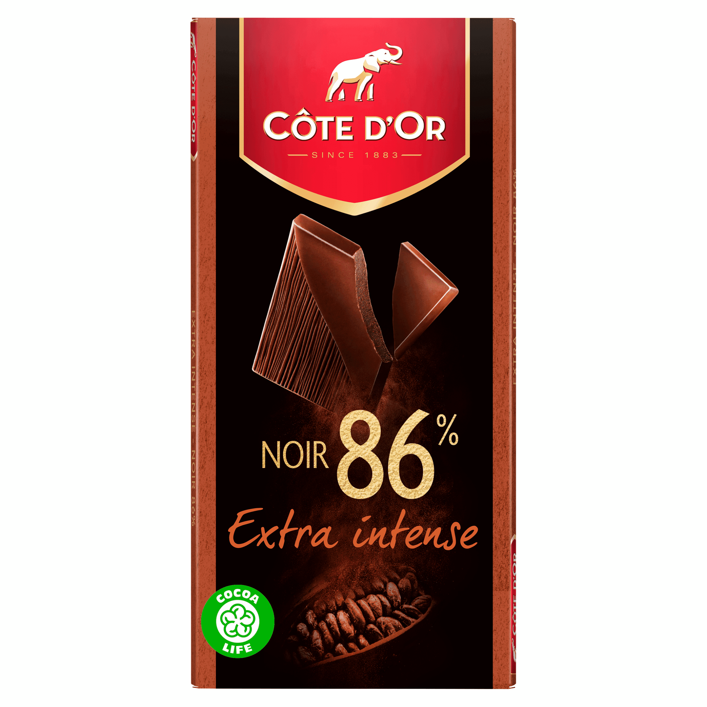 Côte d'Or Chocoladereep Extra Puur 86%