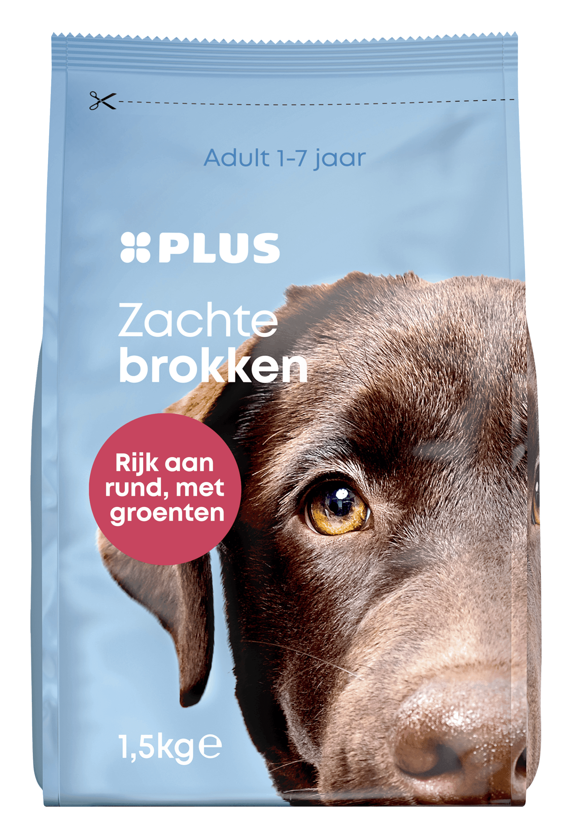 PLUS Zachte hondenbrokken adult