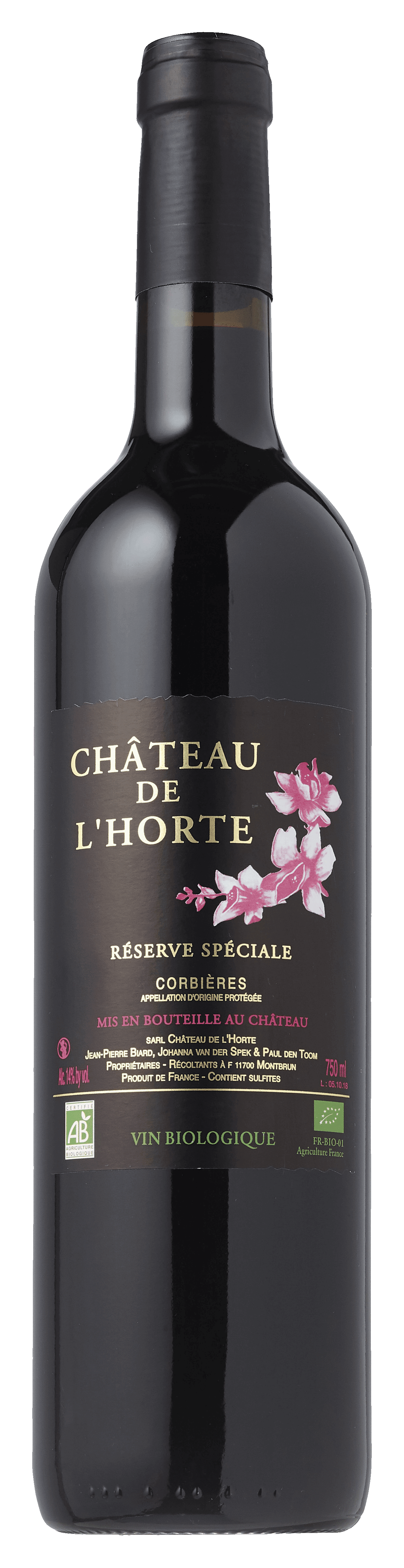 Chateau de l'Horte Corbières Réserve Spéciale