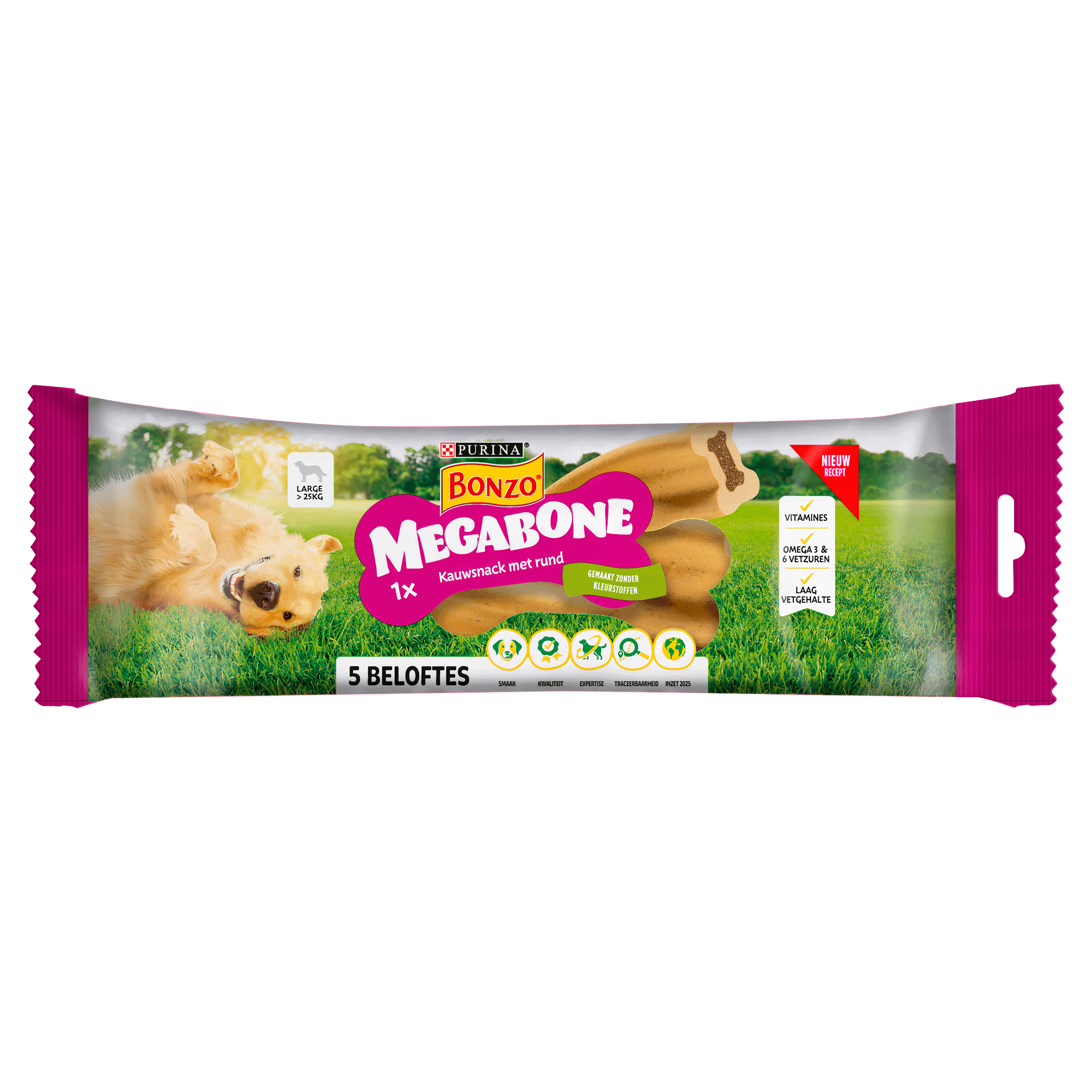Bonzo Megabone hondensnacks kauwstaaf groot