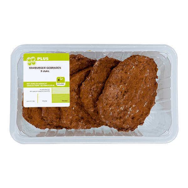 PLUS Hamburger a la minute 5 stuks
