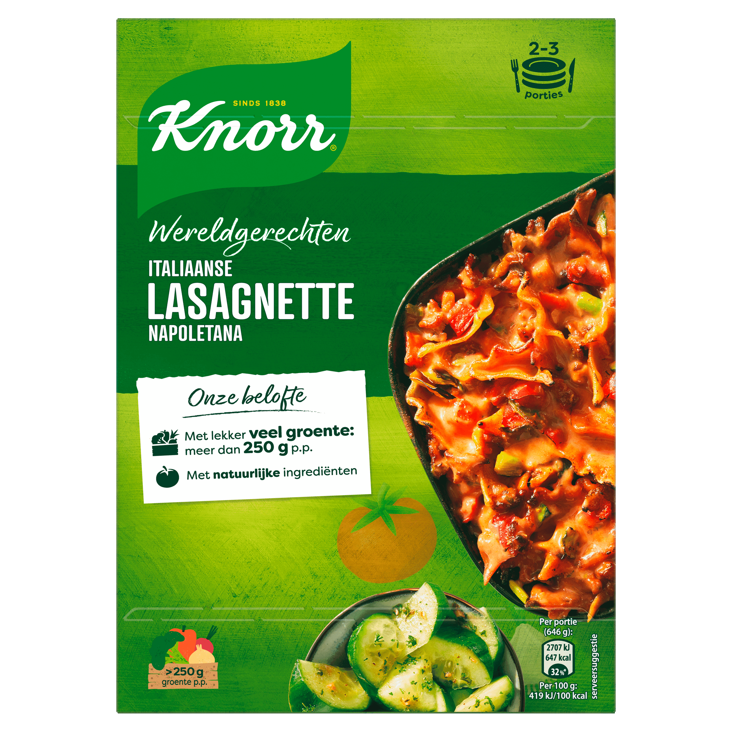 Knorr Wereldgerecht Lasagnette napoletana