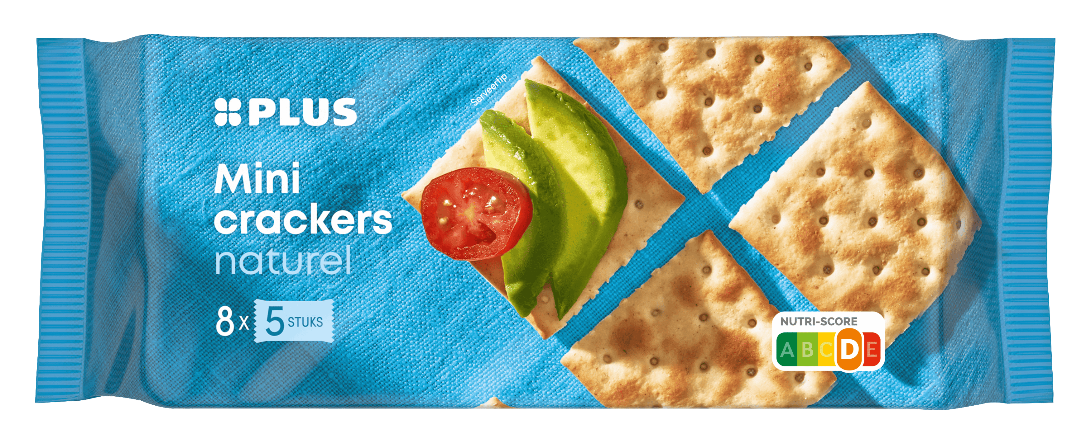 PLUS Mini crackers naturel
