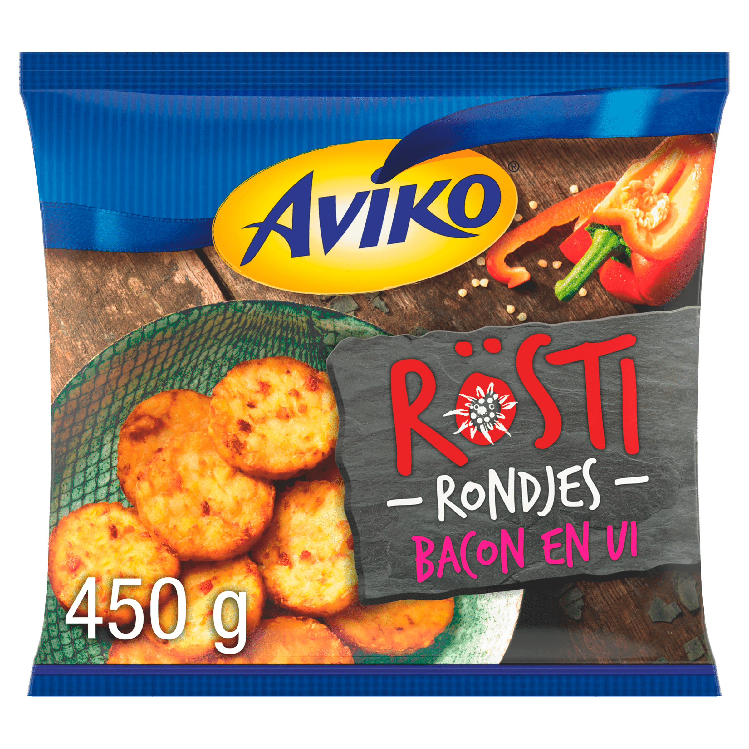 Aviko Rosti rondjes bacon & ui
