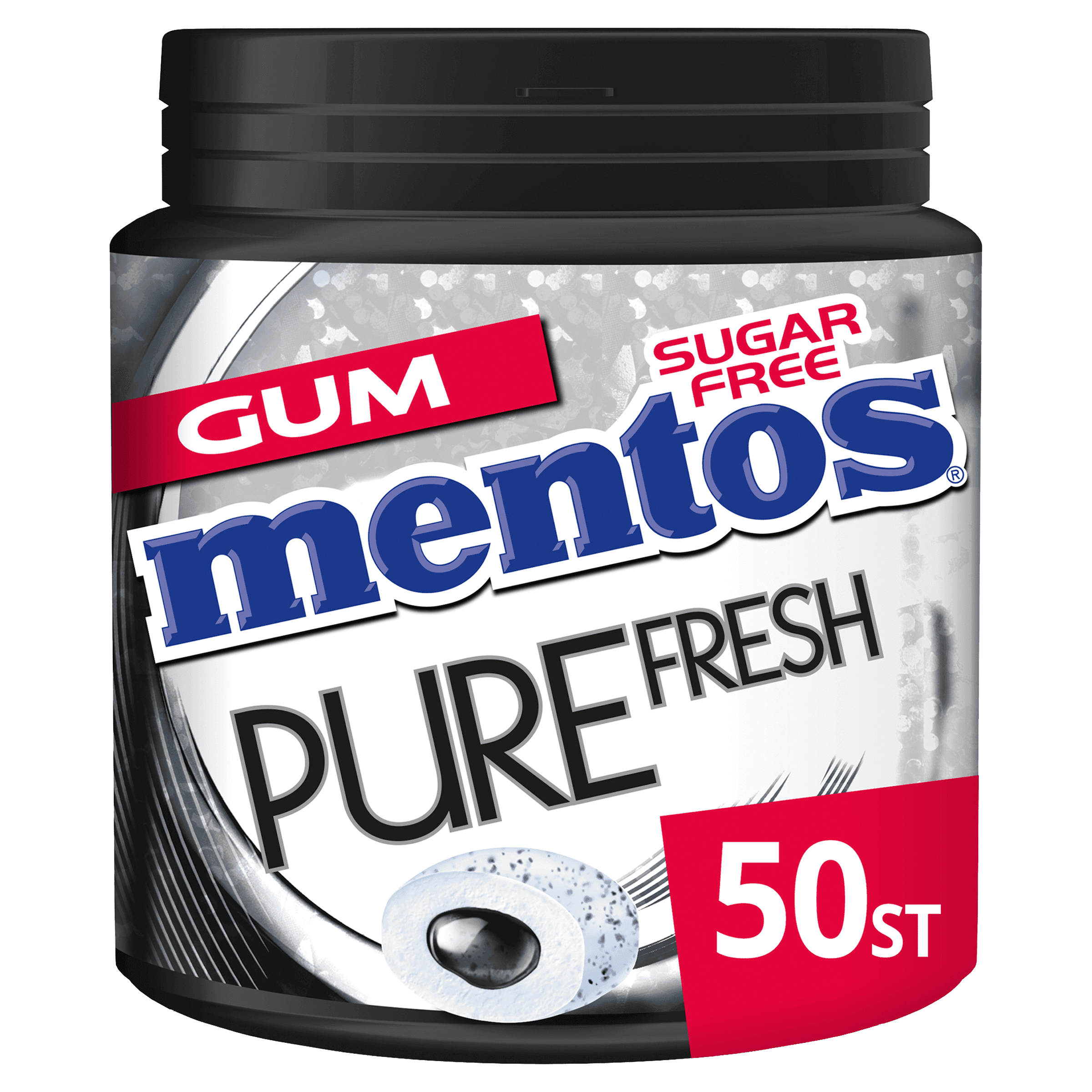 Mentos Gum Pure Fresh Black Mint