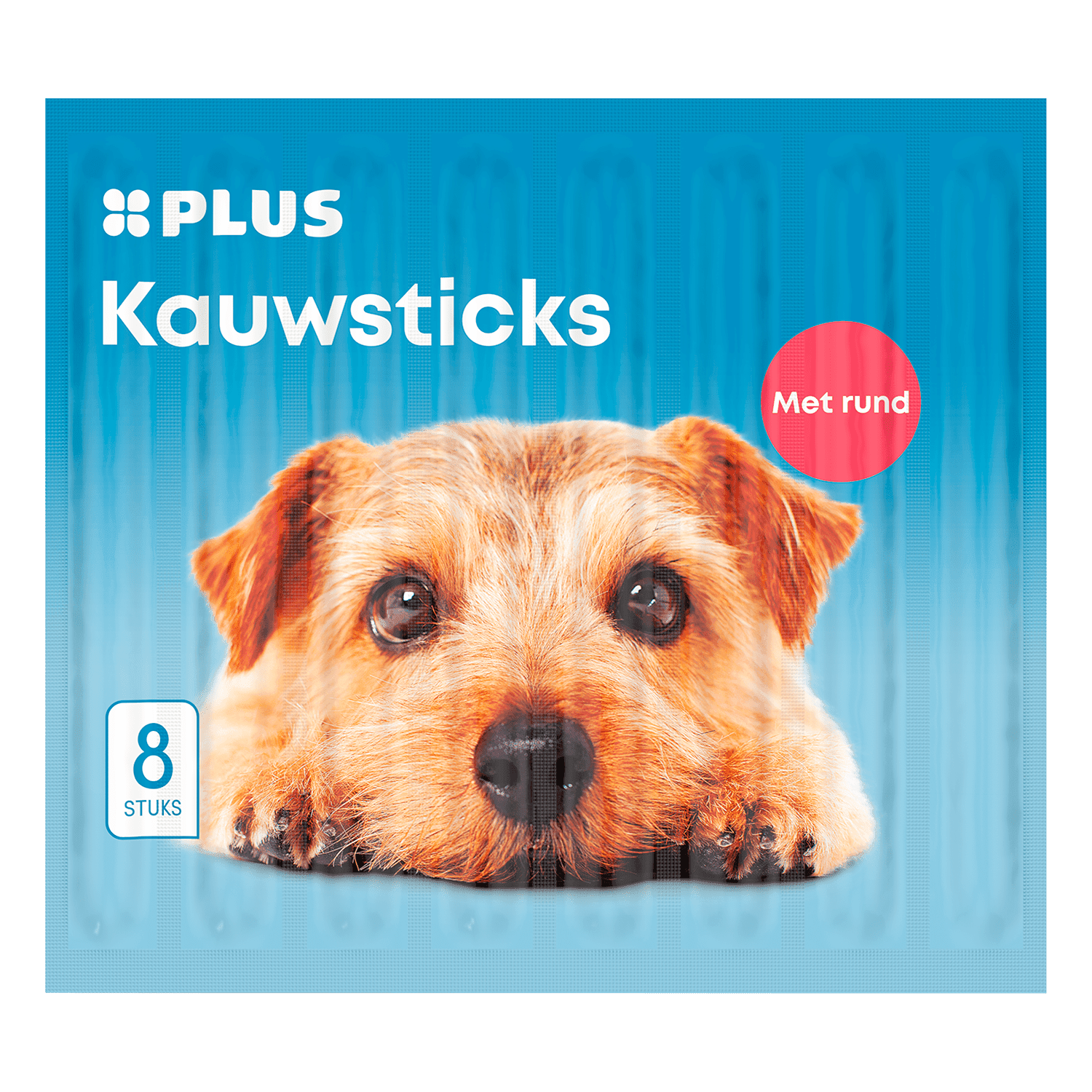PLUS Kauwsticks rund 8 x 11 grm