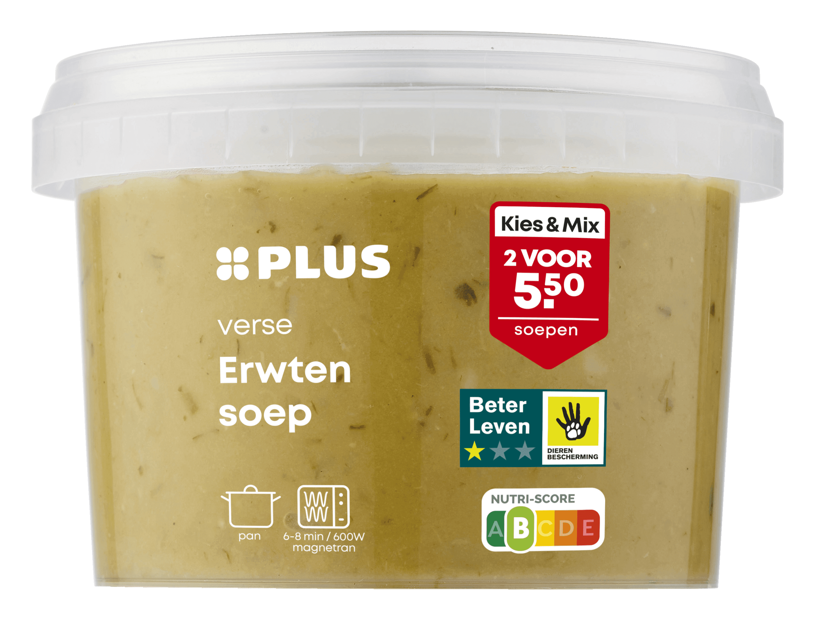 PLUS Erwtensoep beker