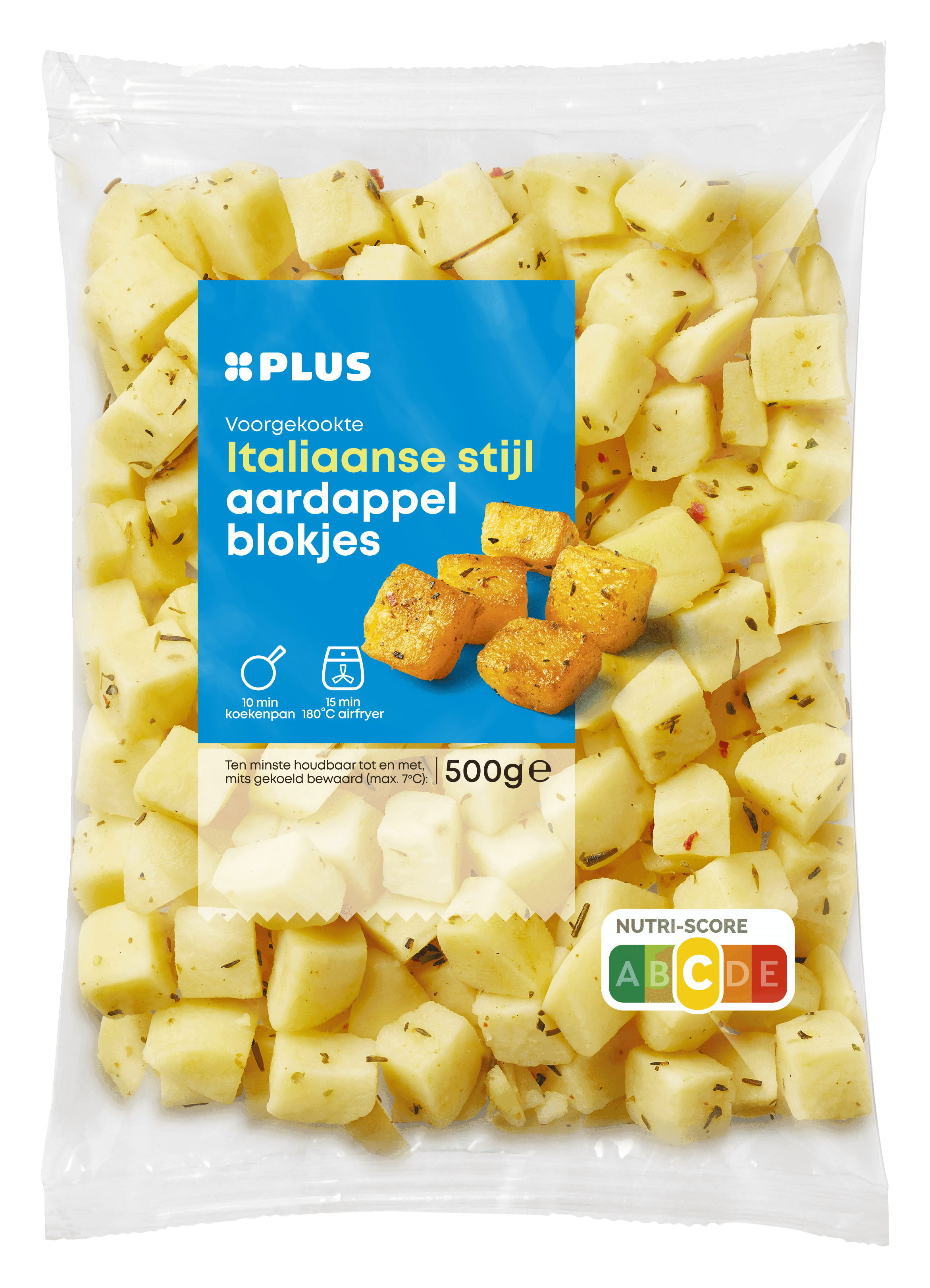 PLUS Aardappelblokjes Italiaanse stijl