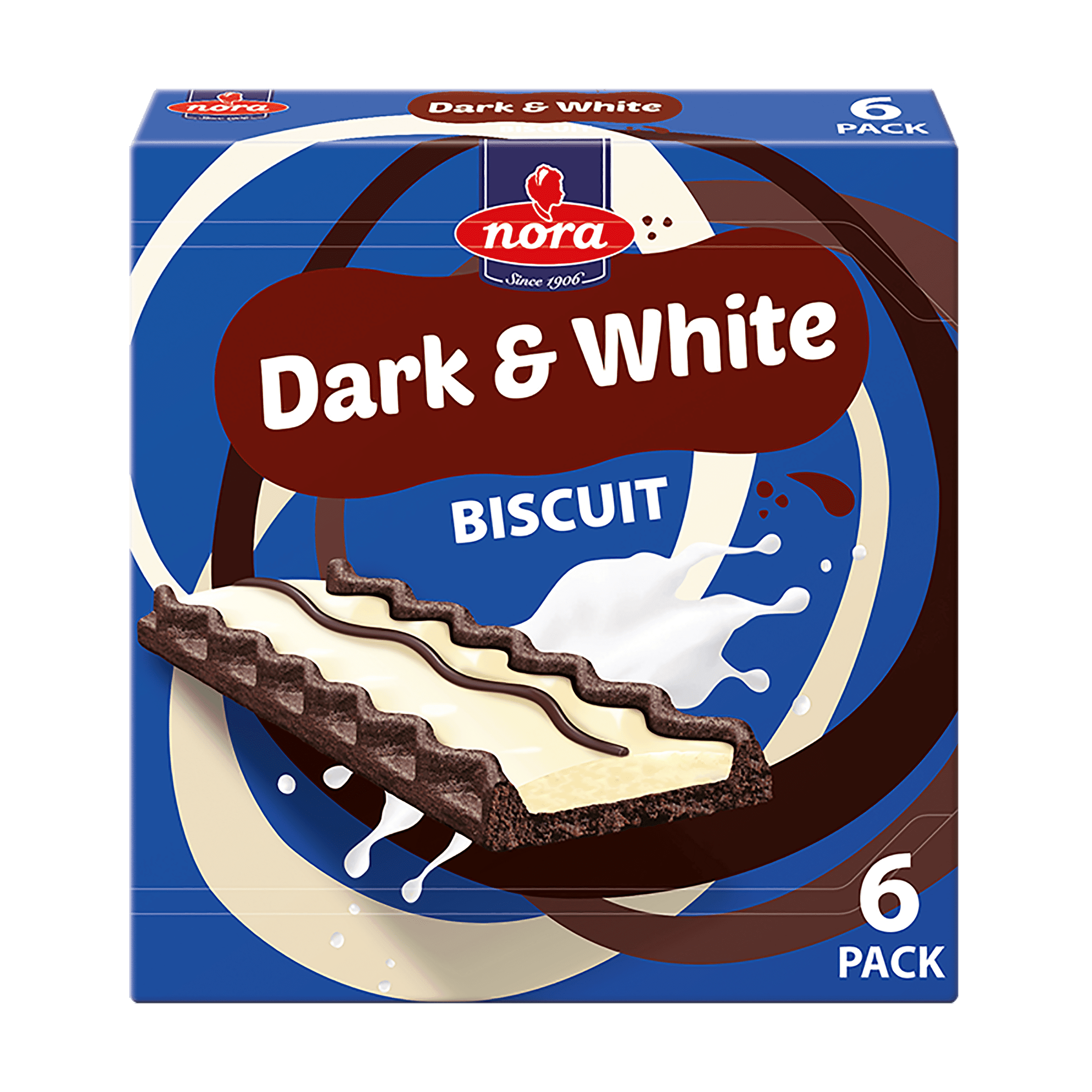 Nora Dark & white biscuits