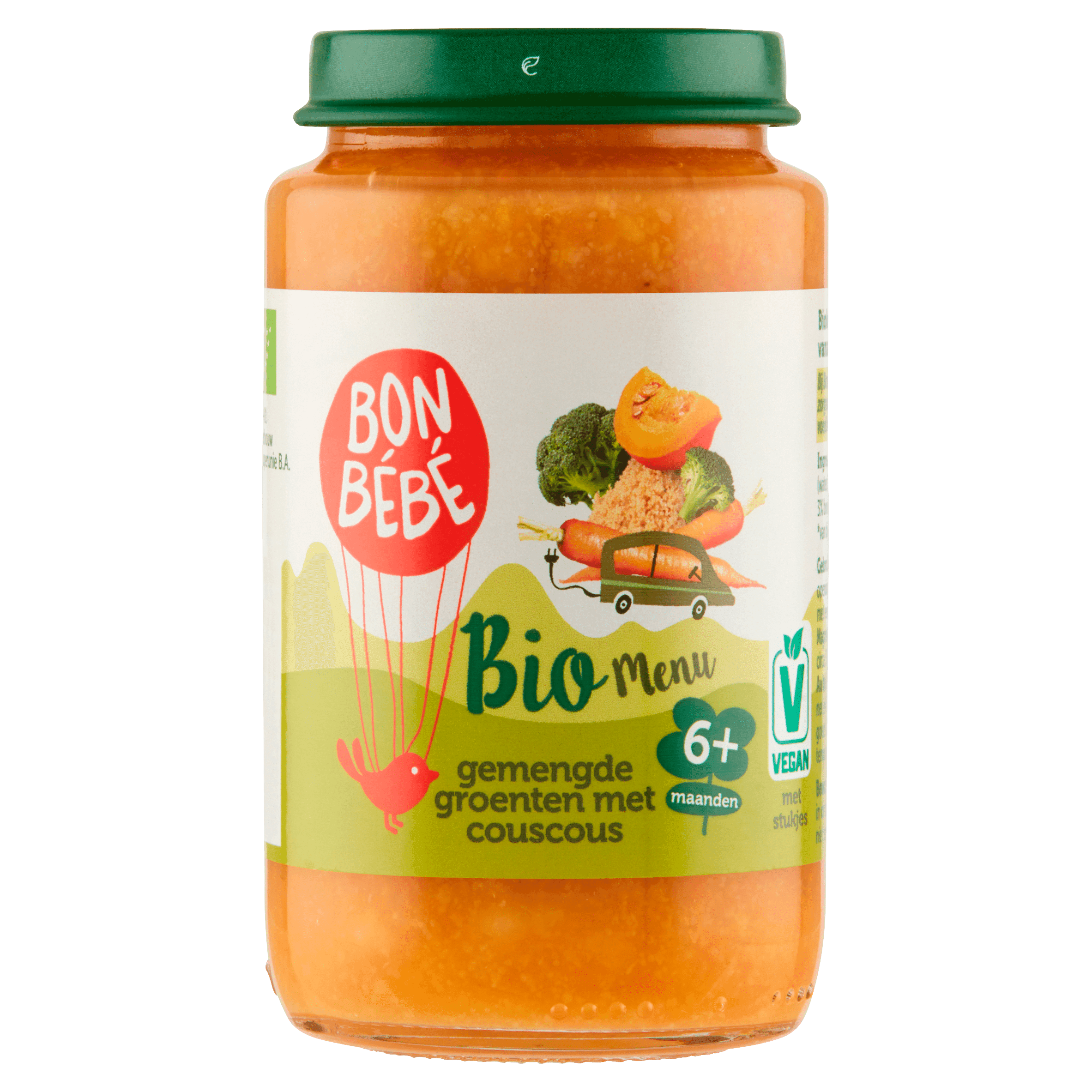 Bonbebe Bio M0617 gemengde groente couscous