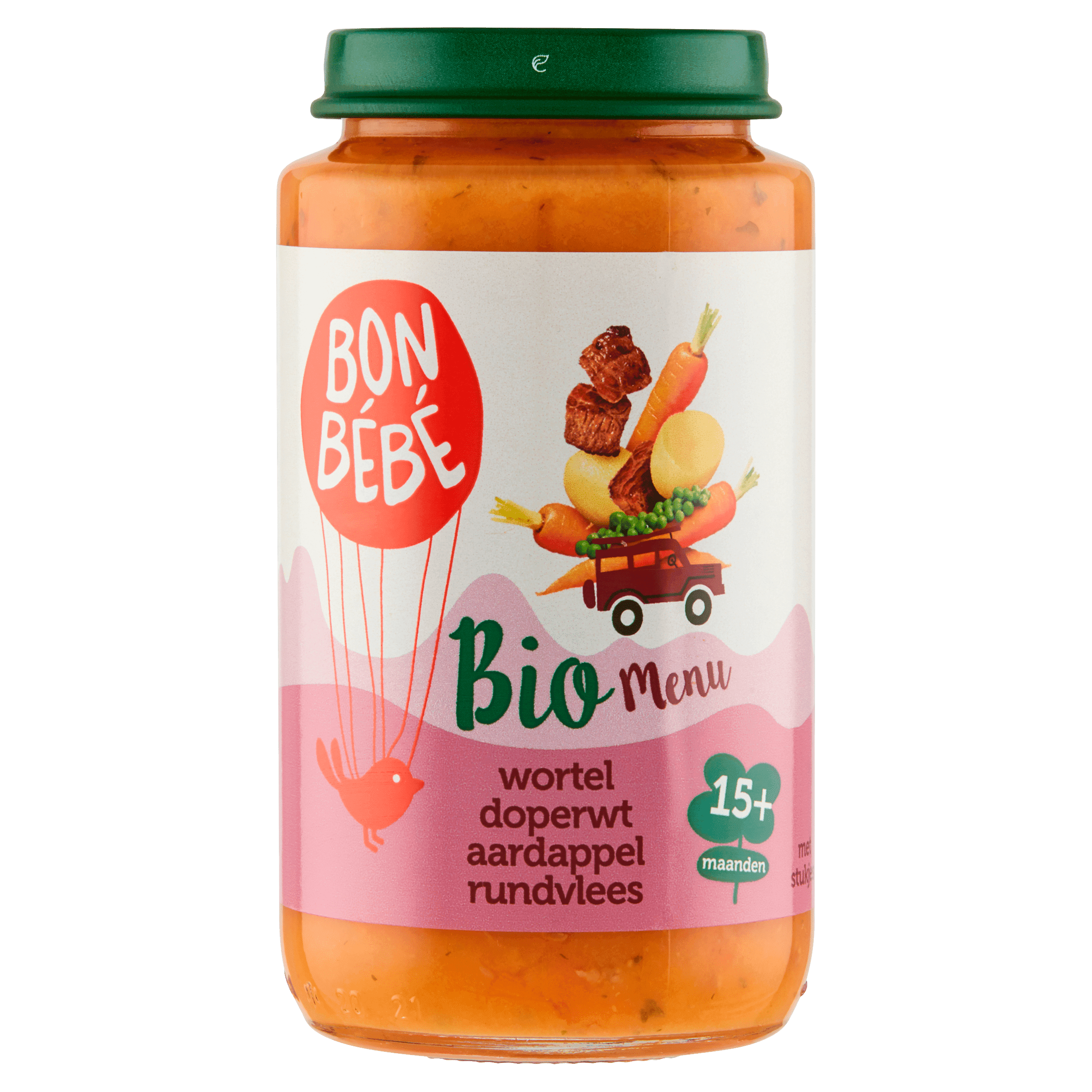 Bonbebe Bio M1516 wortel doperwt aardappel