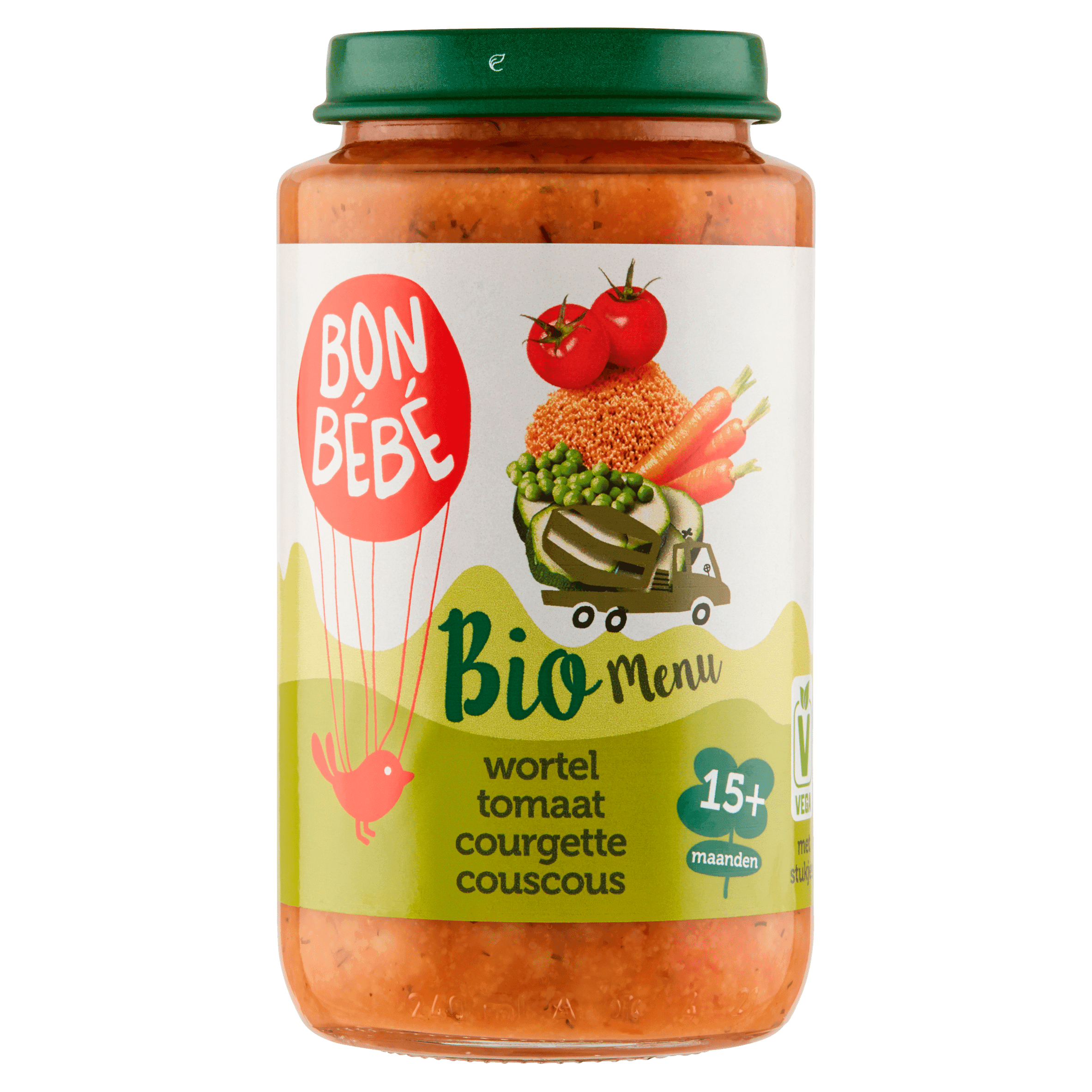 Bonbebe Bio 15+M1513 wortel tomaat courgette