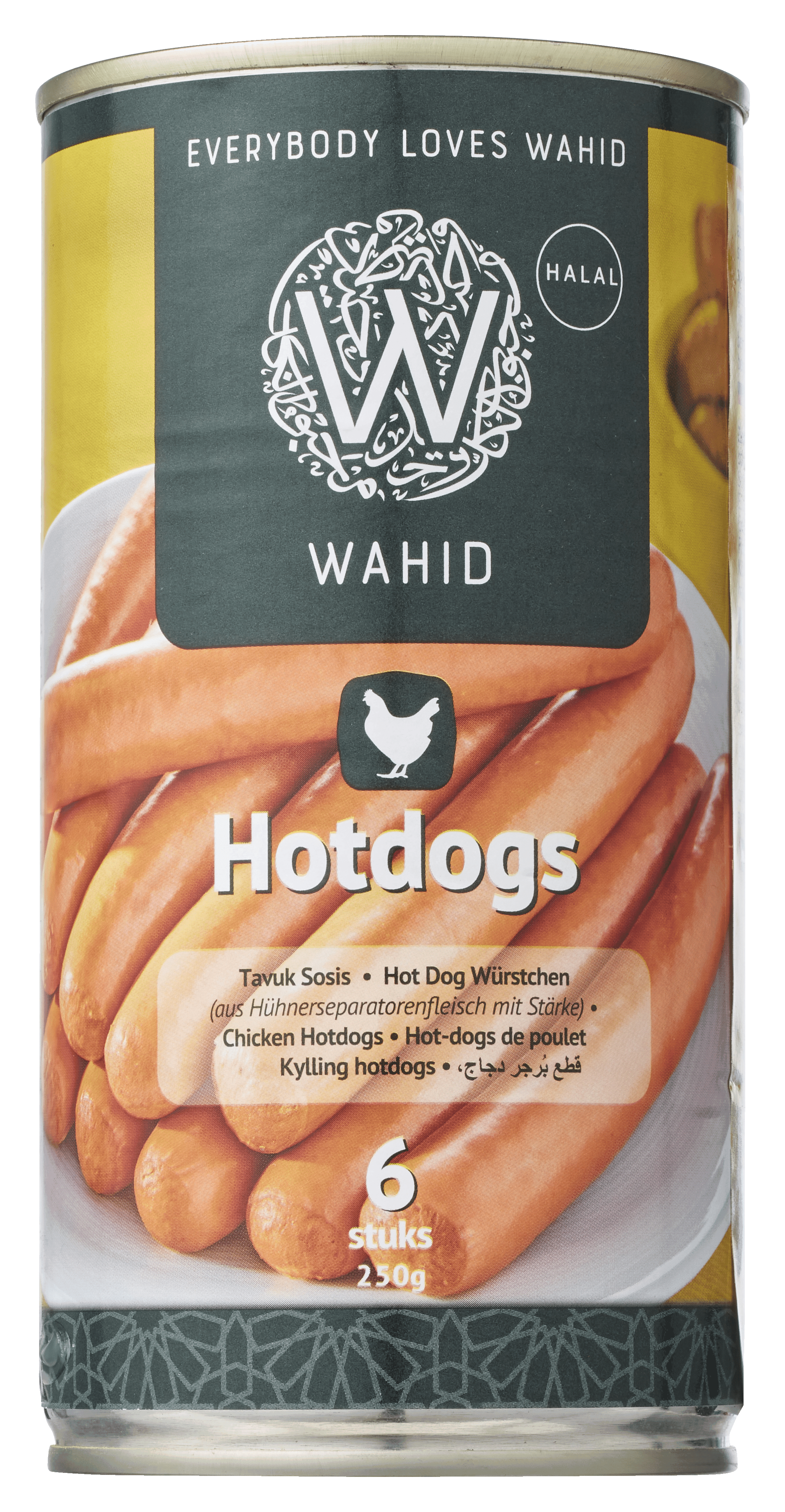 Wahid Kip knakworst blik