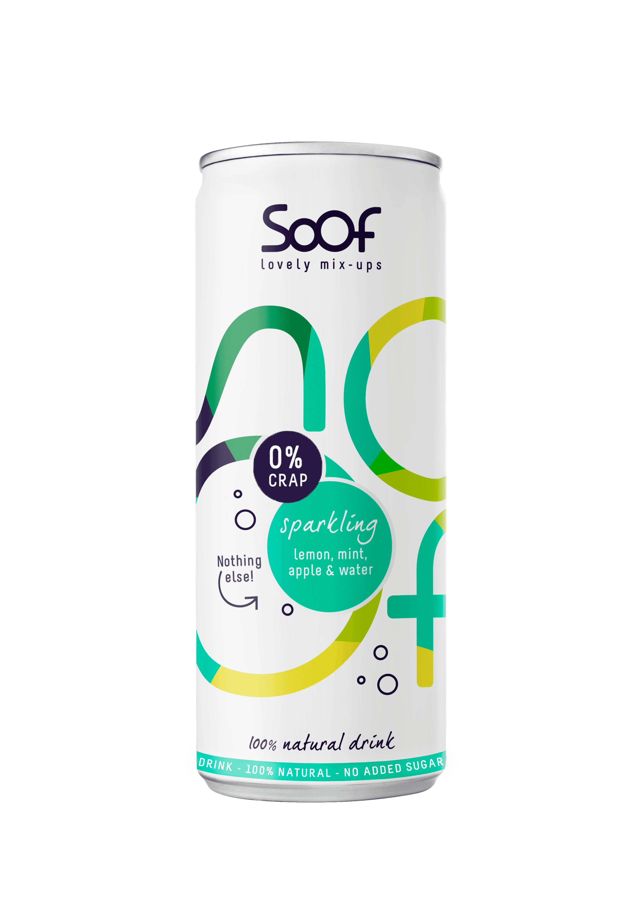 Soof Sparkling lemon mint apple