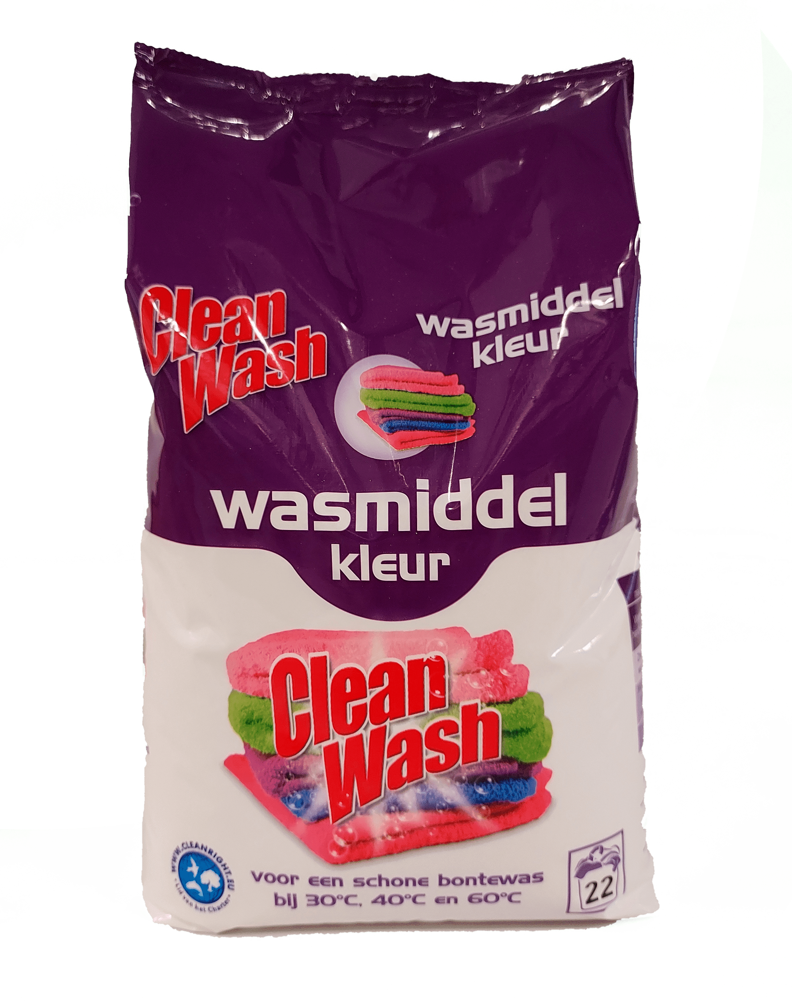 Clean Wash Wasmiddel poeder kleur