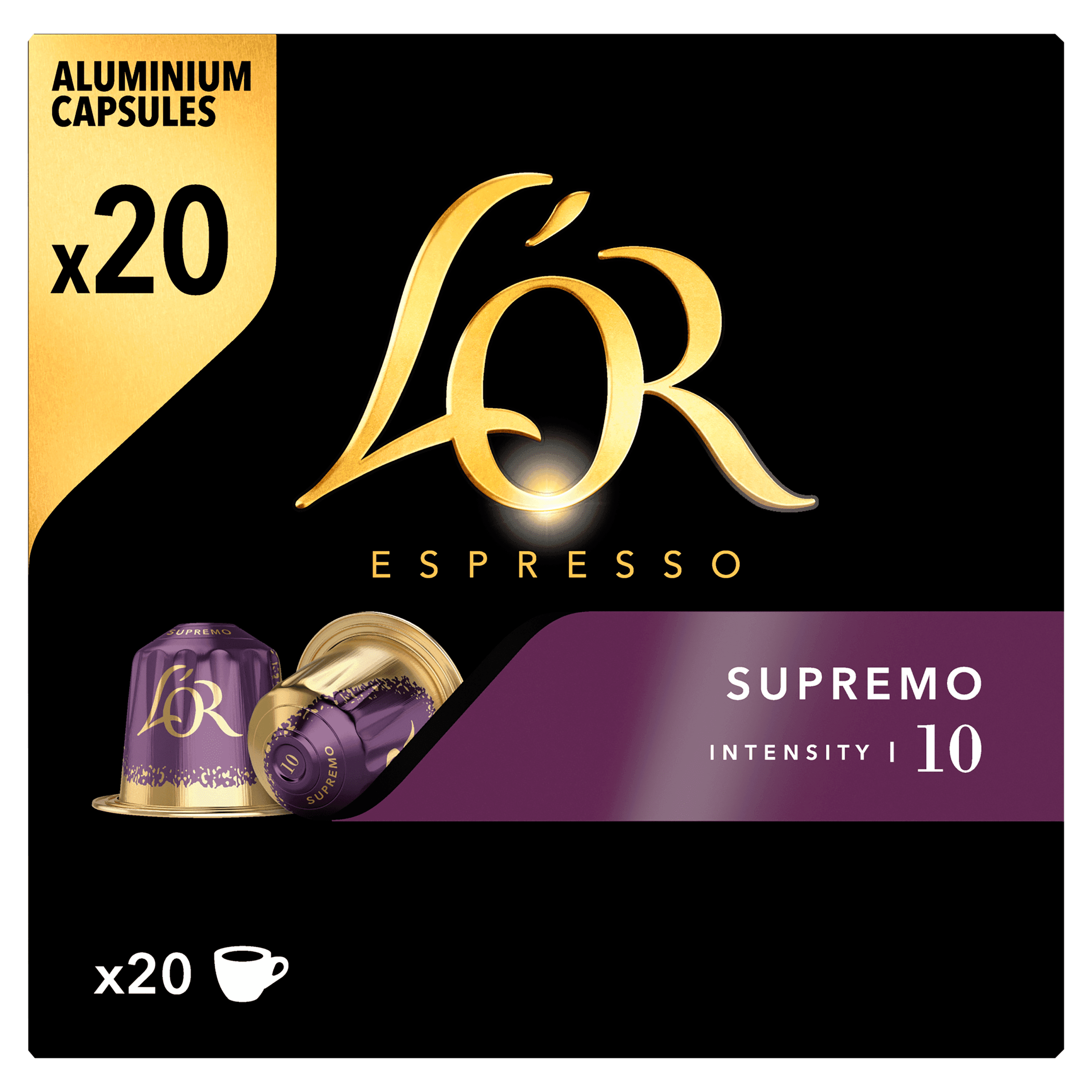 L'Or Espresso capsules supremo sterkte 10