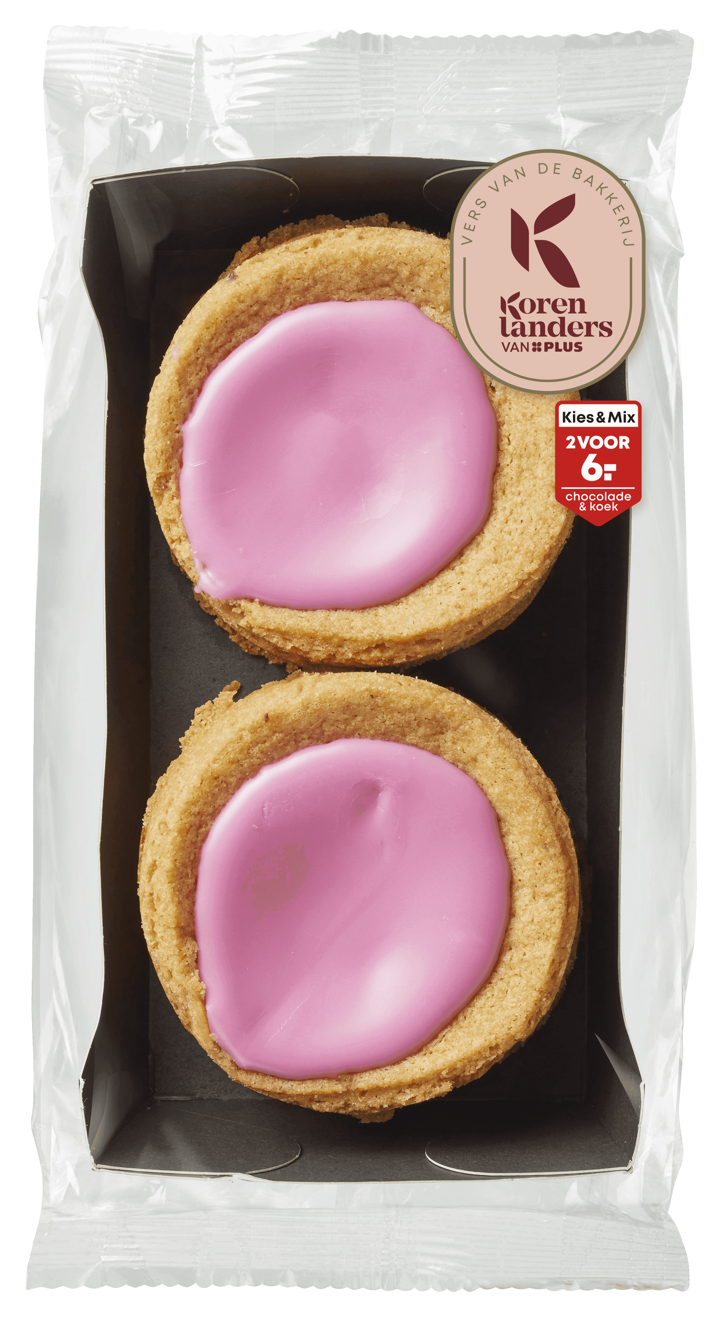 PLUS Korenlanders Roomboter roze fondantpencees