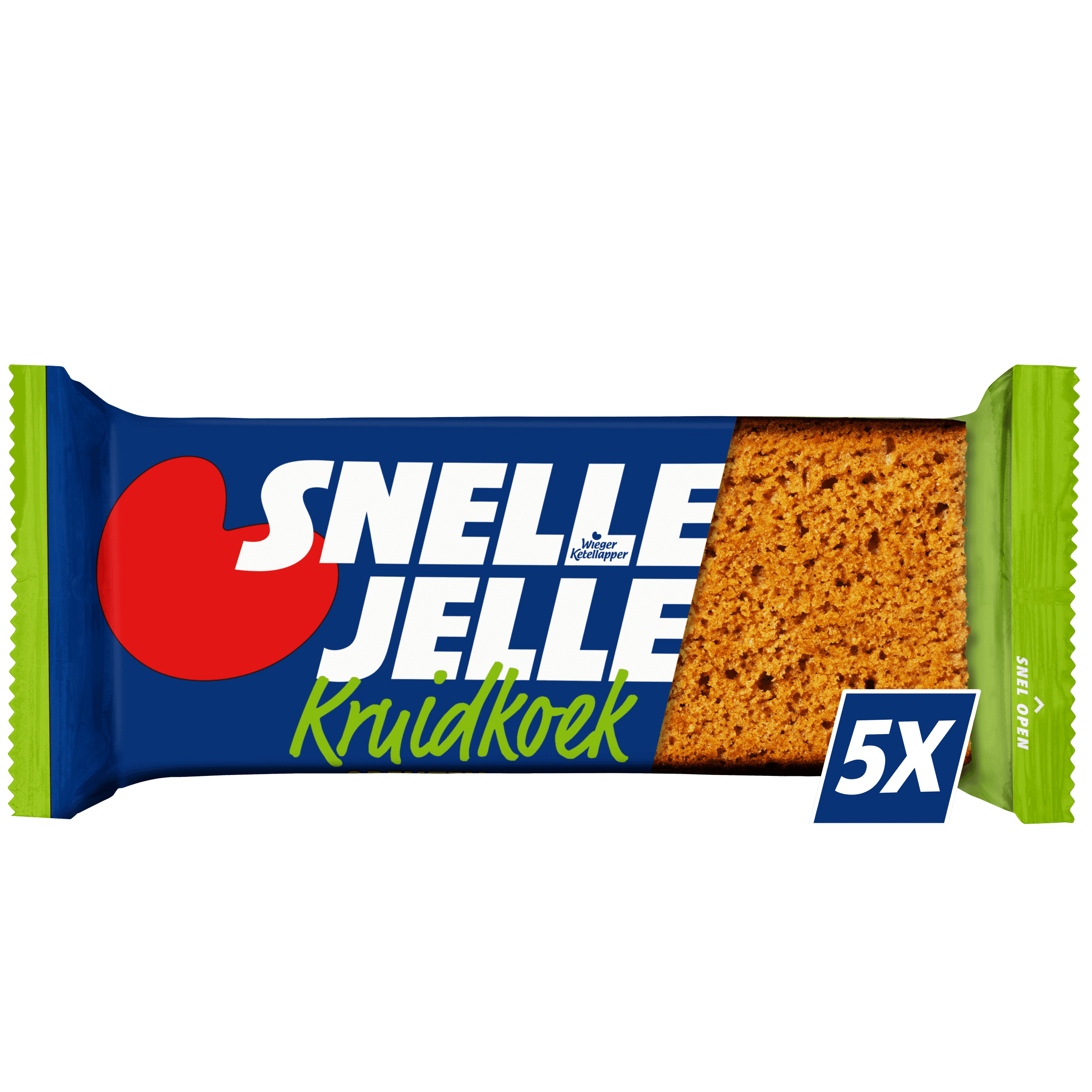 Snelle Jelle Krachtige kruidkoek naturel 5-pack
