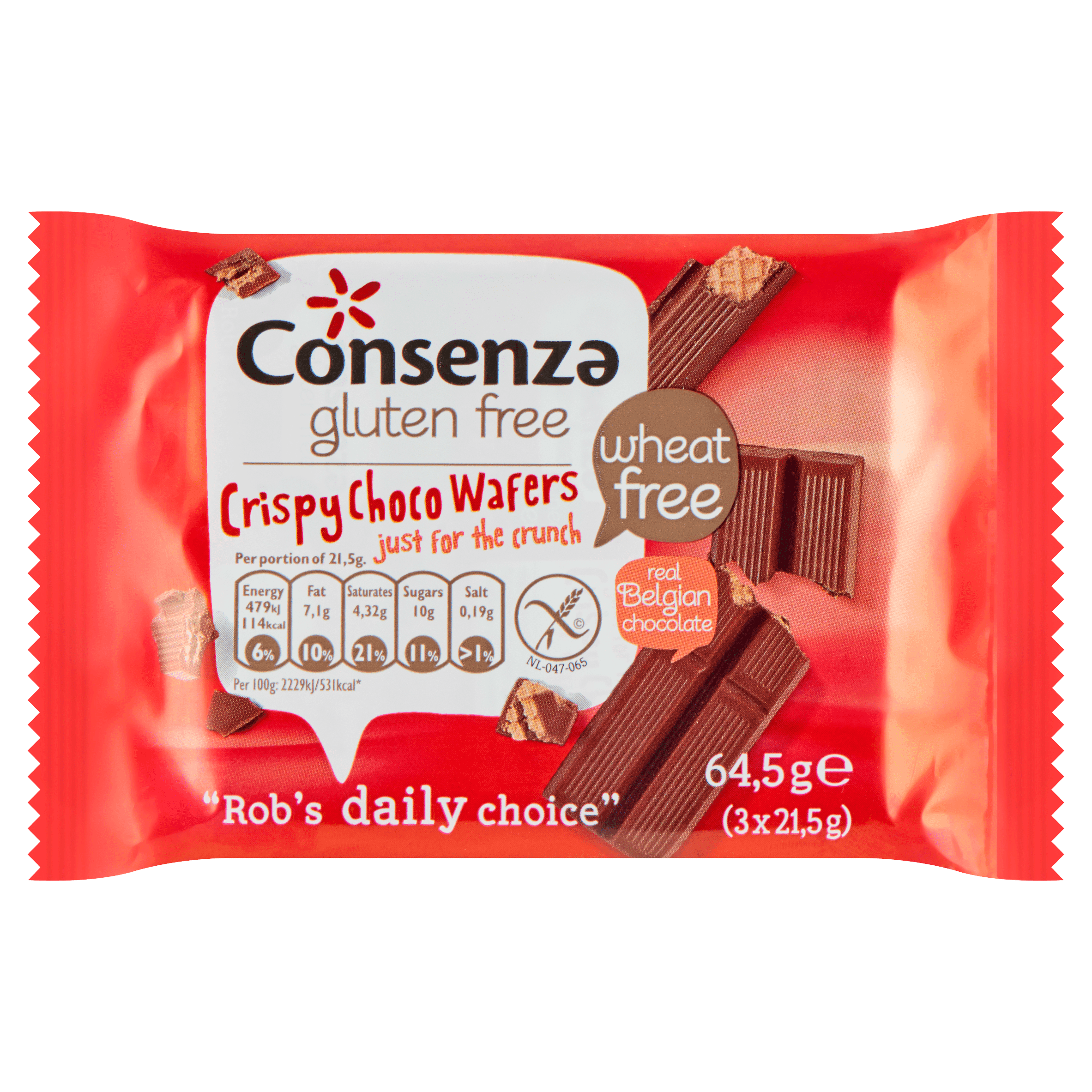 Consenza Crispy wafels glutenvrij
