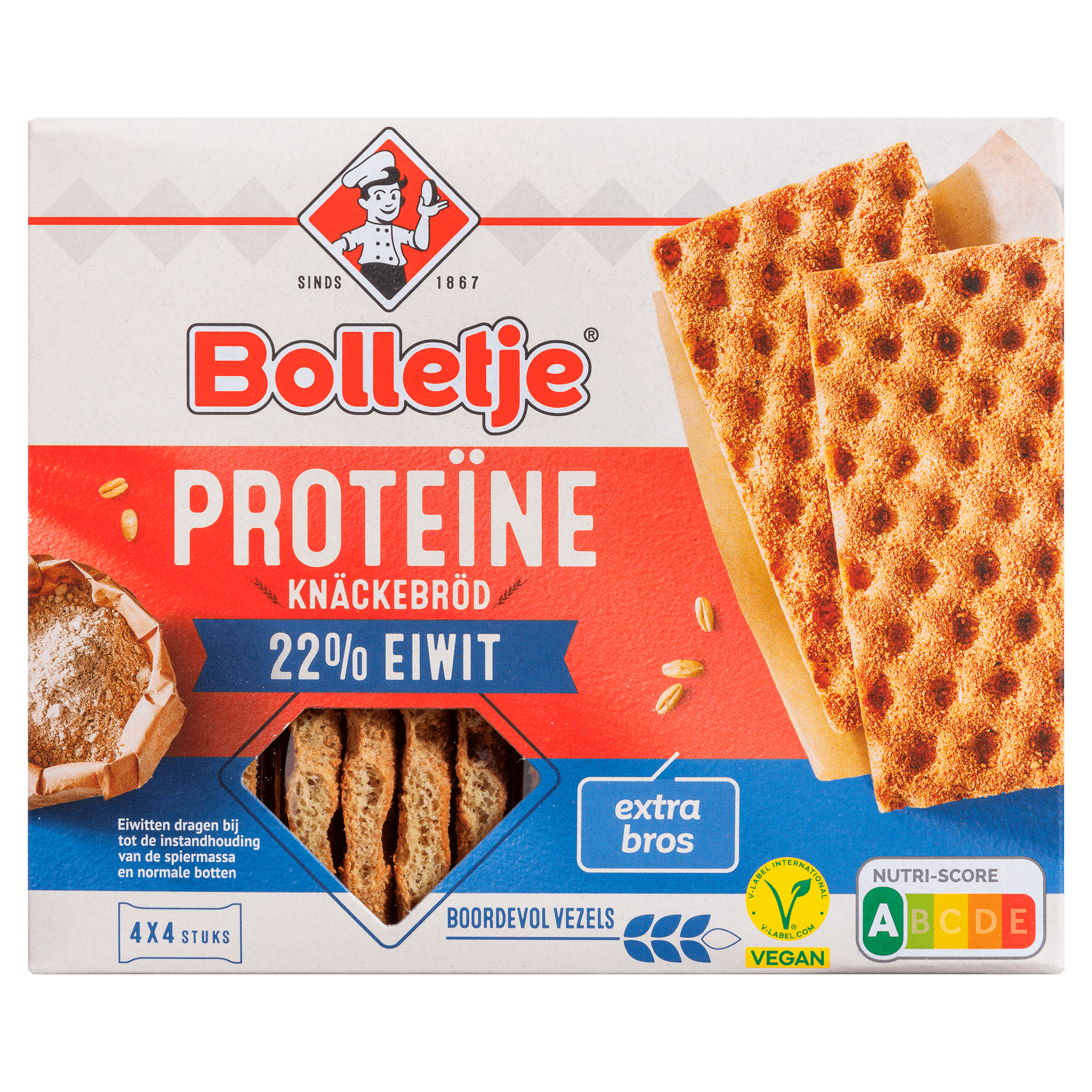 Bolletje Knackebrod pro-fit proteine