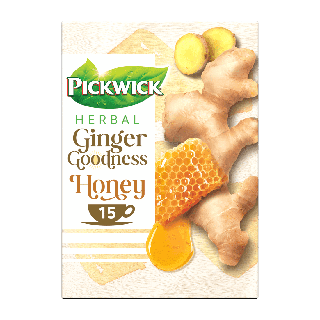 Pickwick Ginger goodness honey