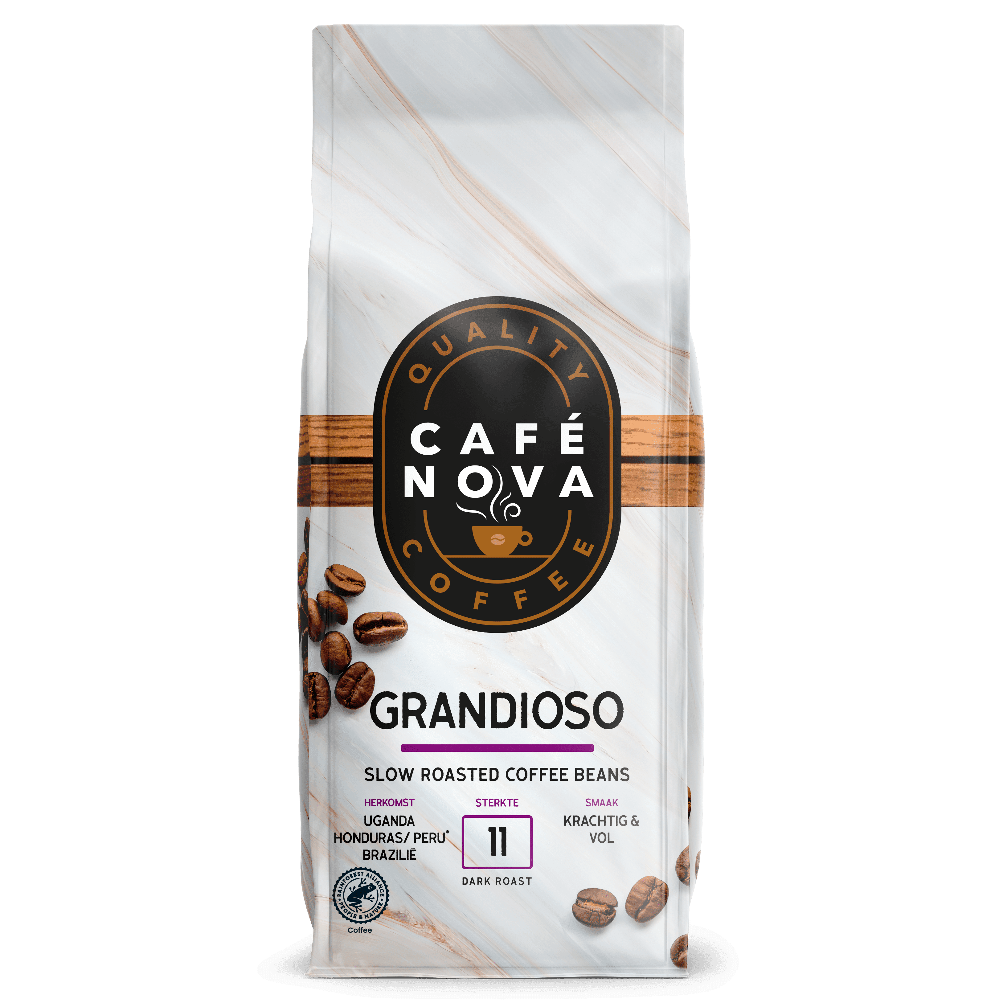 Café Nova Koffiebonen grandioso sterkte 11