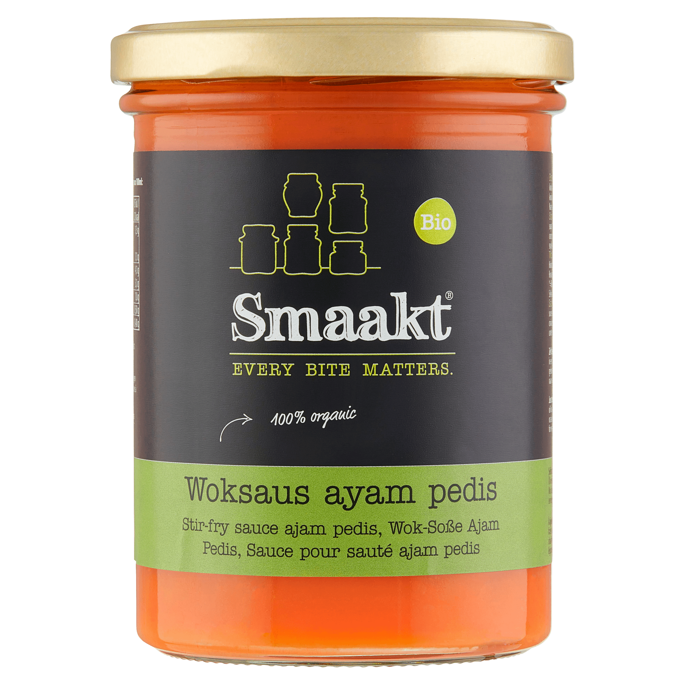 Smaakt Woksaus Ajam Pedis biologisch