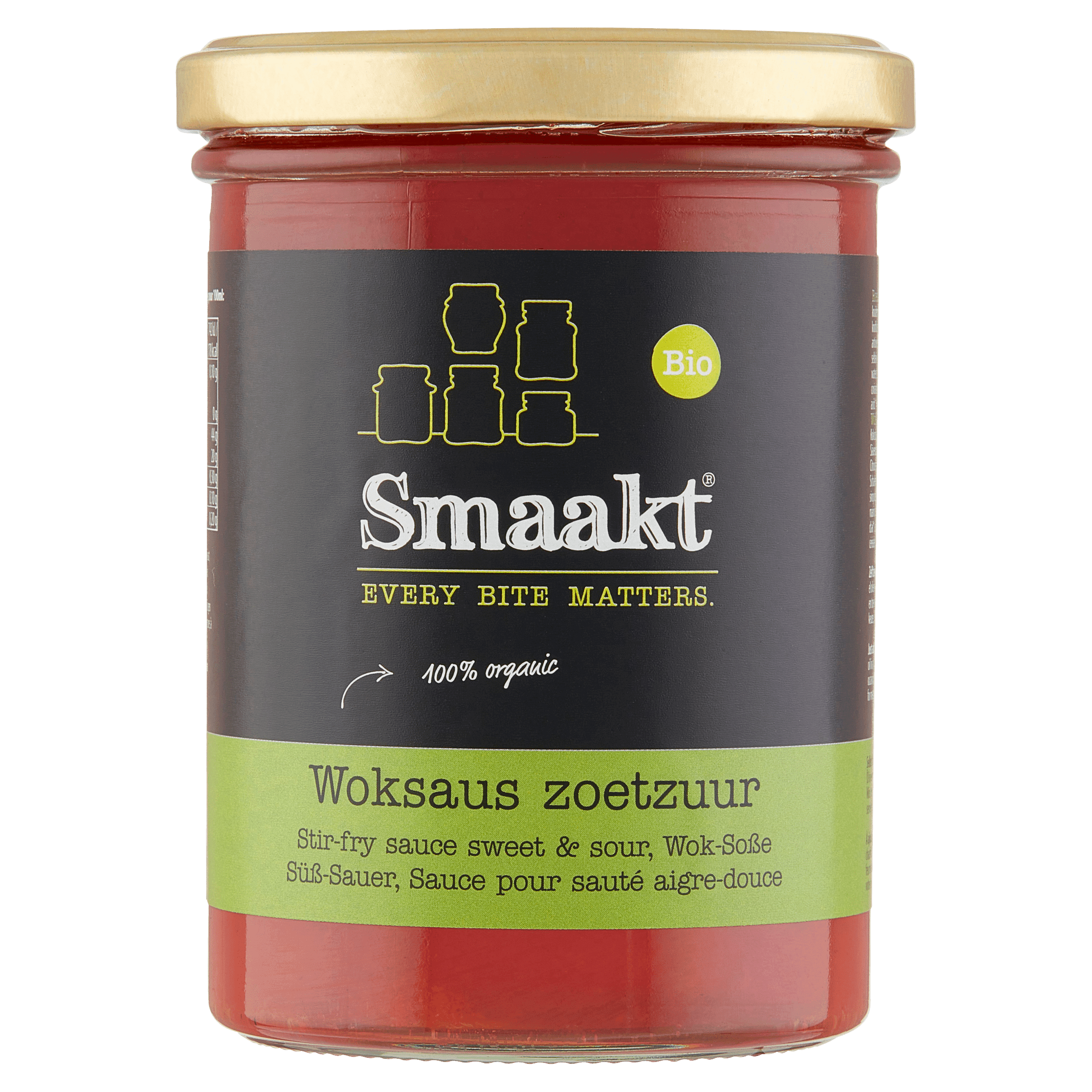 Smaakt Woksaus sweet & sour biologisch