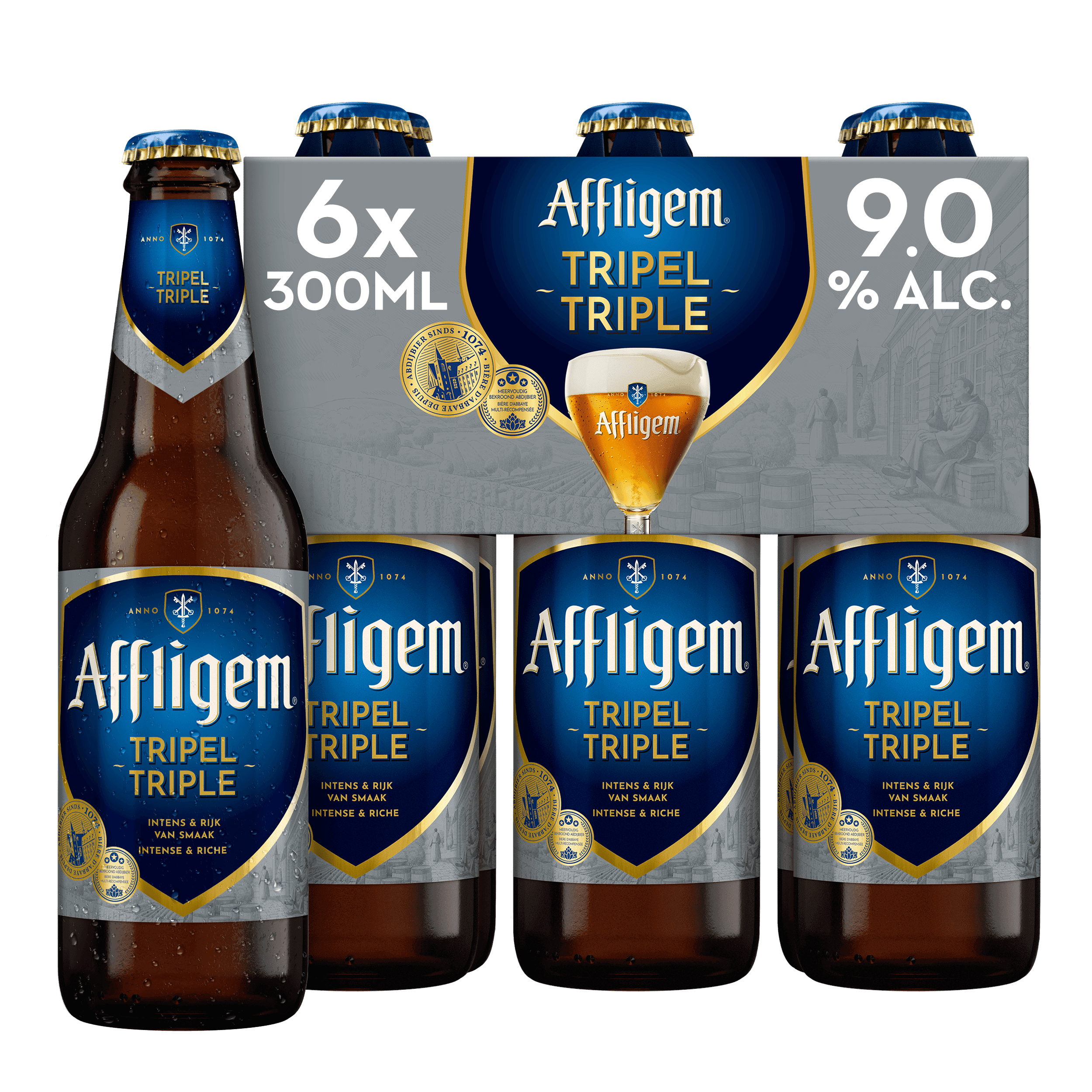 Affligem Tripel bier fles