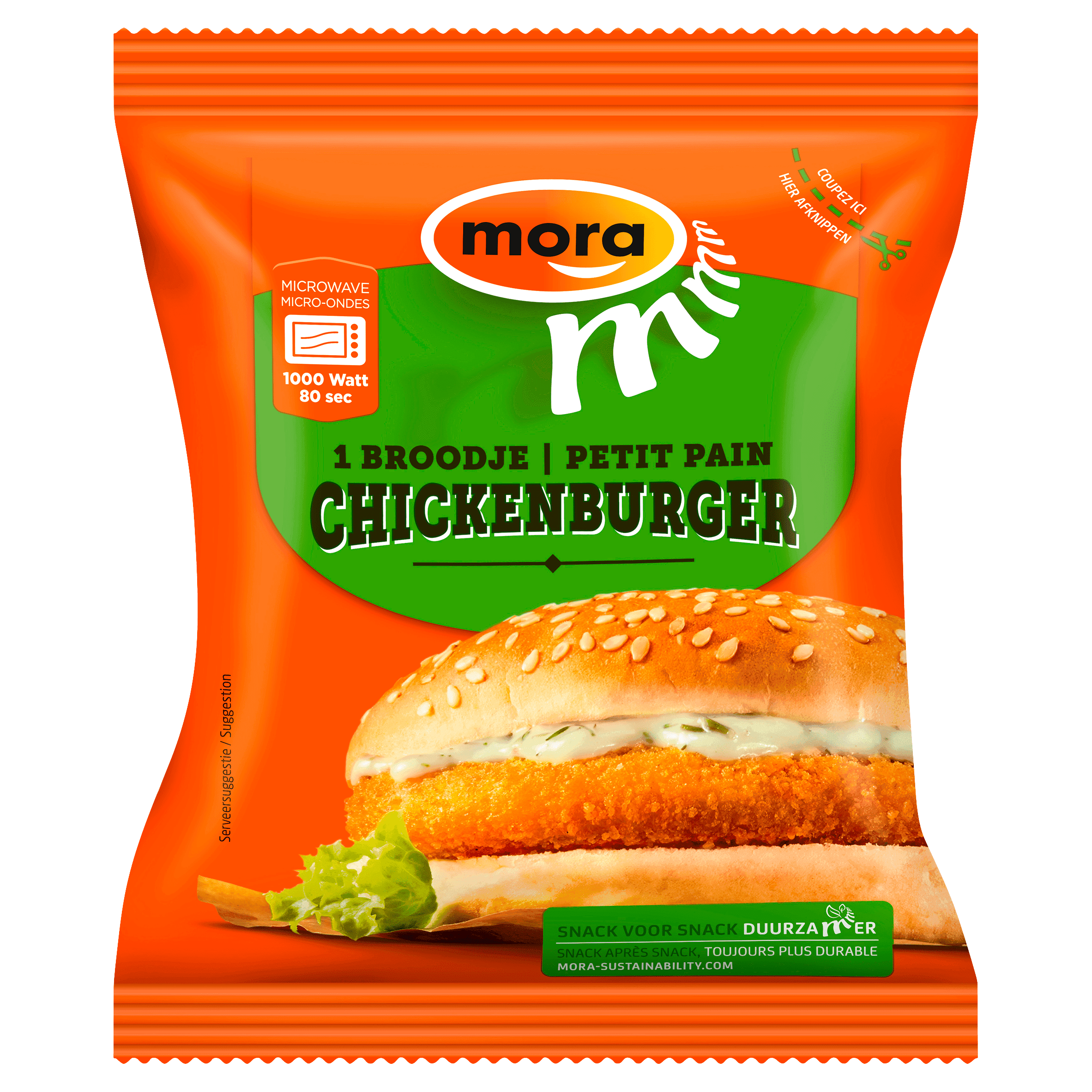 Mora Broodje chickenburger