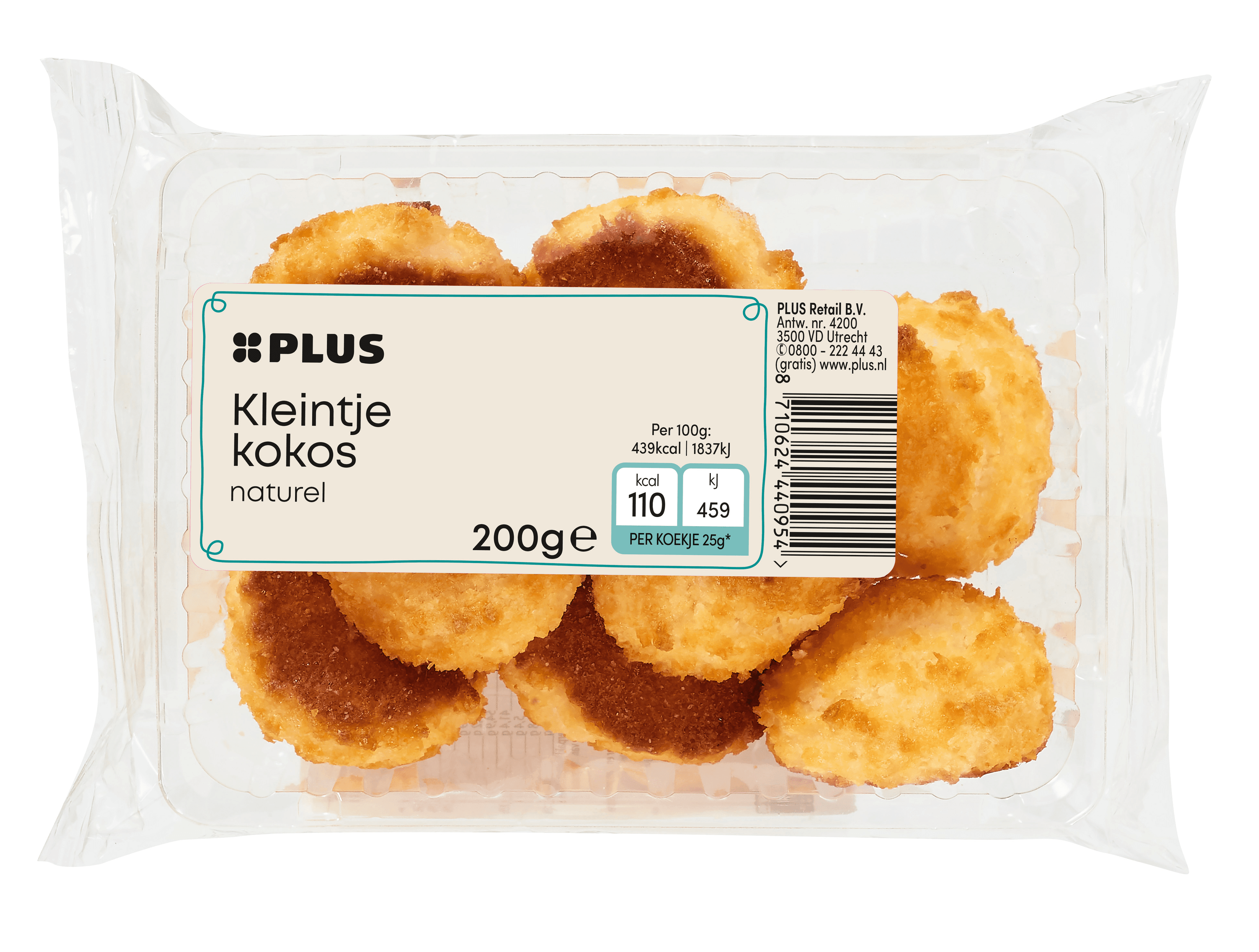 PLUS Kleintje kokos naturel