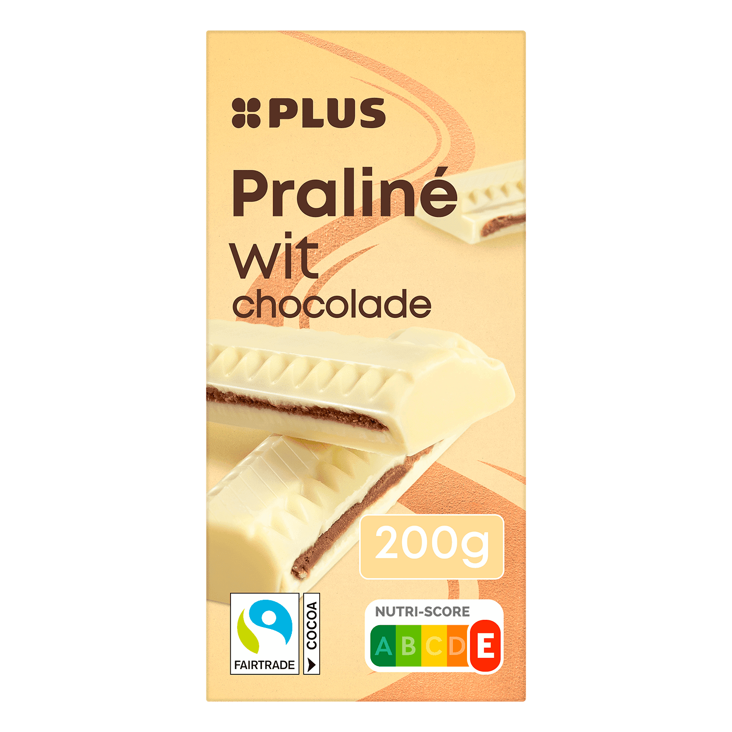 PLUS Tablet chocolade praliné wit