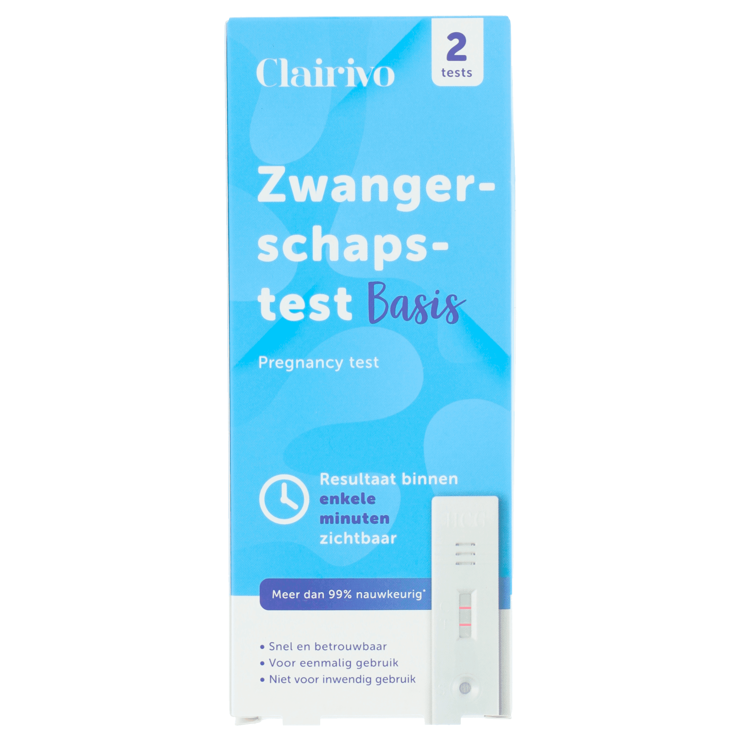 Clairivo Zwangerschapstest casette 2st