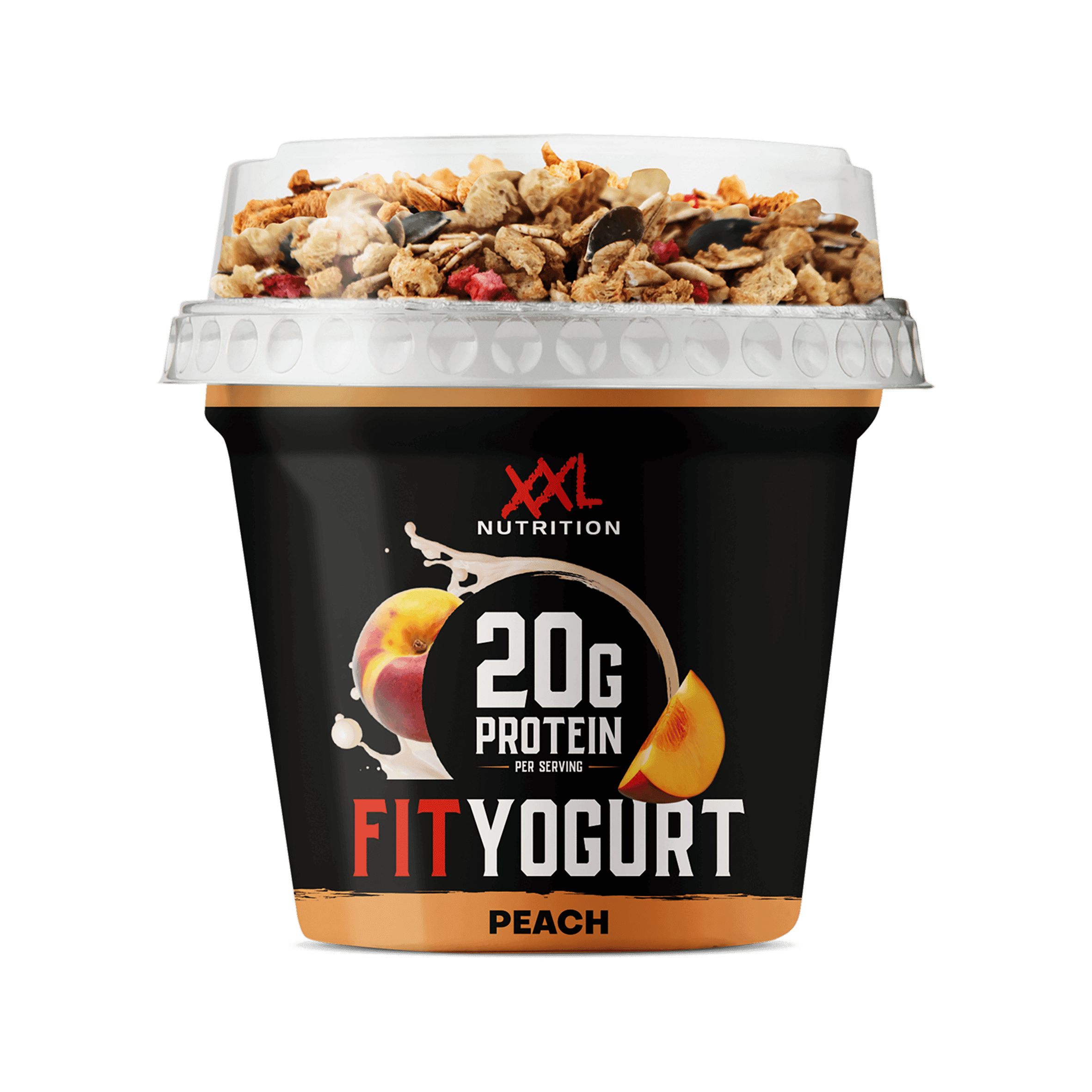 XXL Fit Yoghurt granola perzik