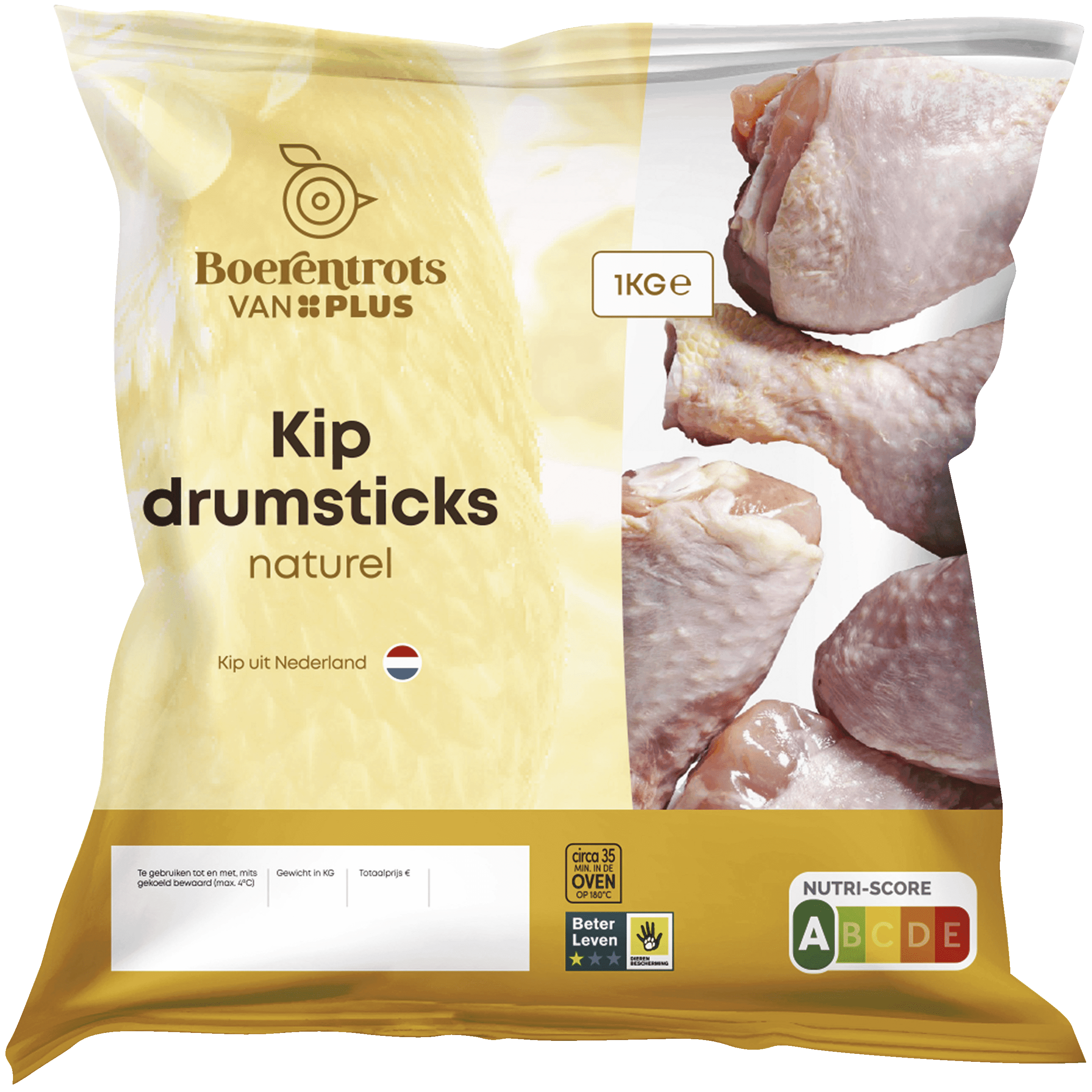 PLUS Boerentrots Kipdrumsticks naturel VDV