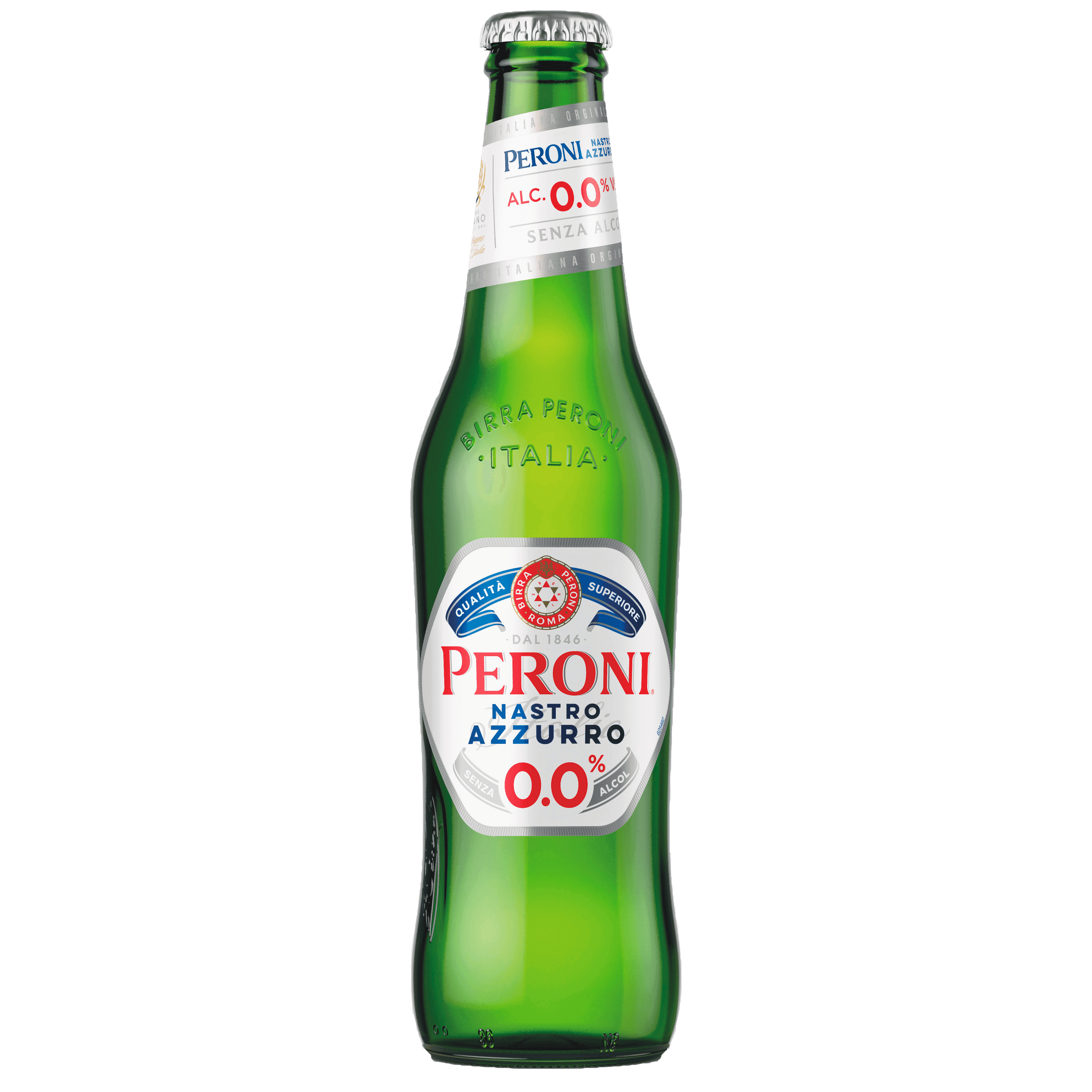 Peroni Nastro Azzuro bier fles 0.0
