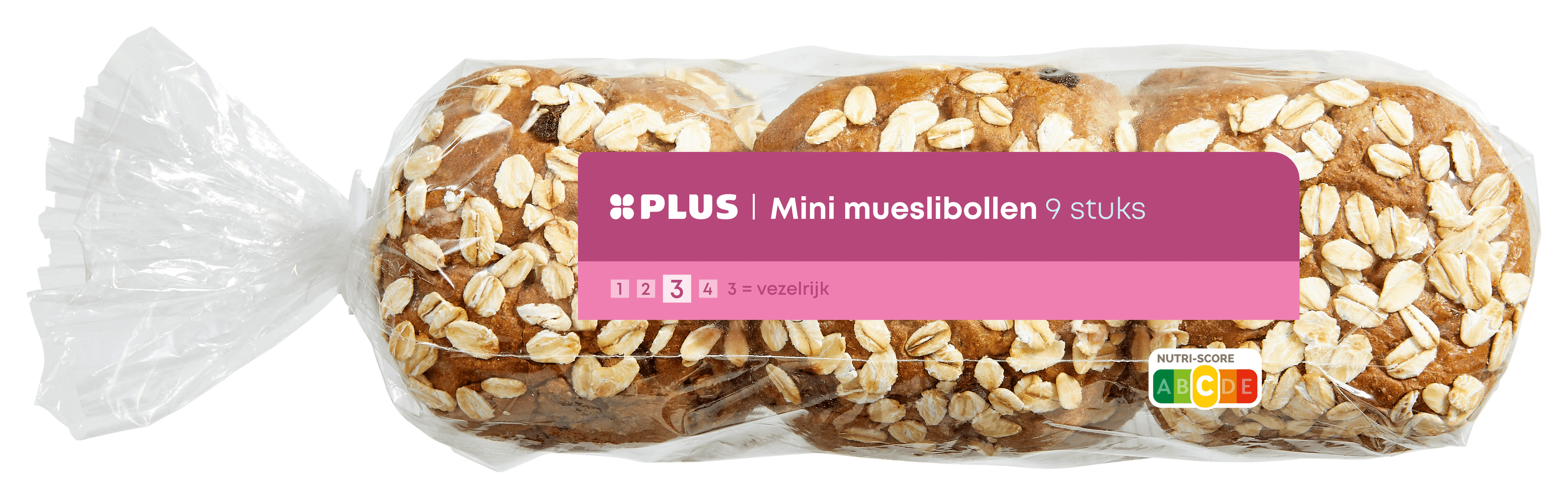 PLUS Mini muesli bollen