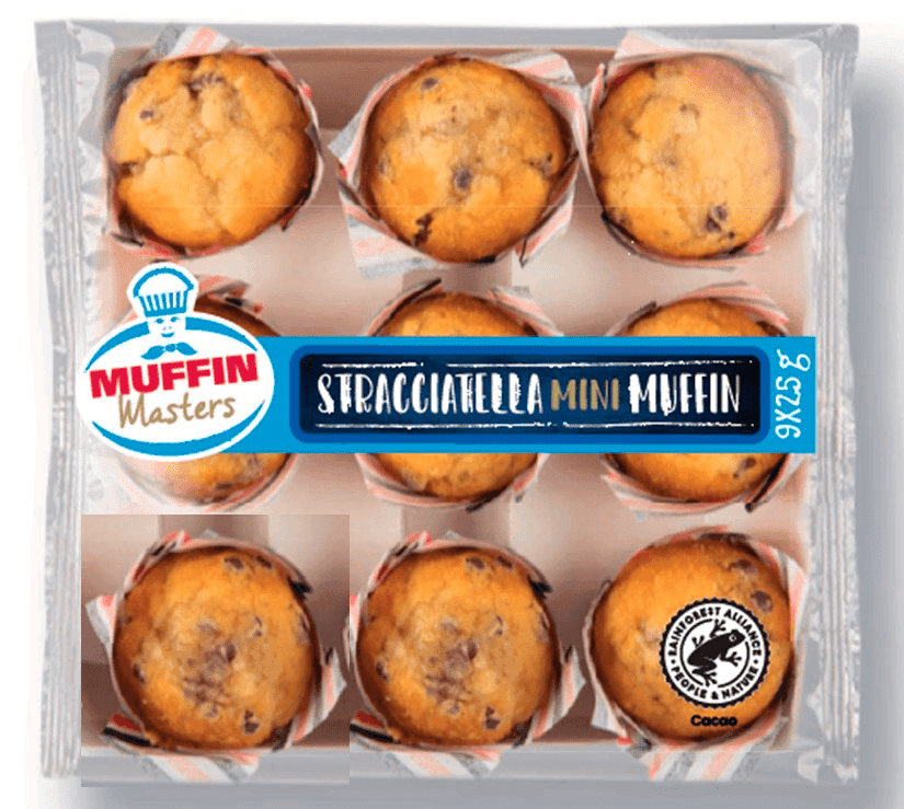 Muffin Masters Mini muffins vanille met chocochips