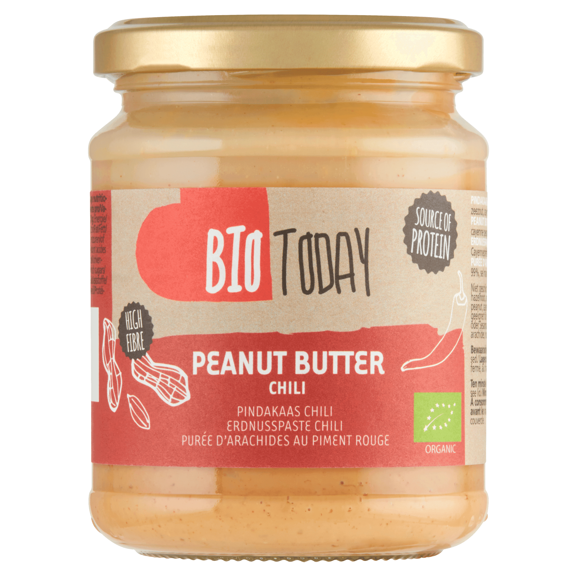 BioToday Pindakaas chili bio