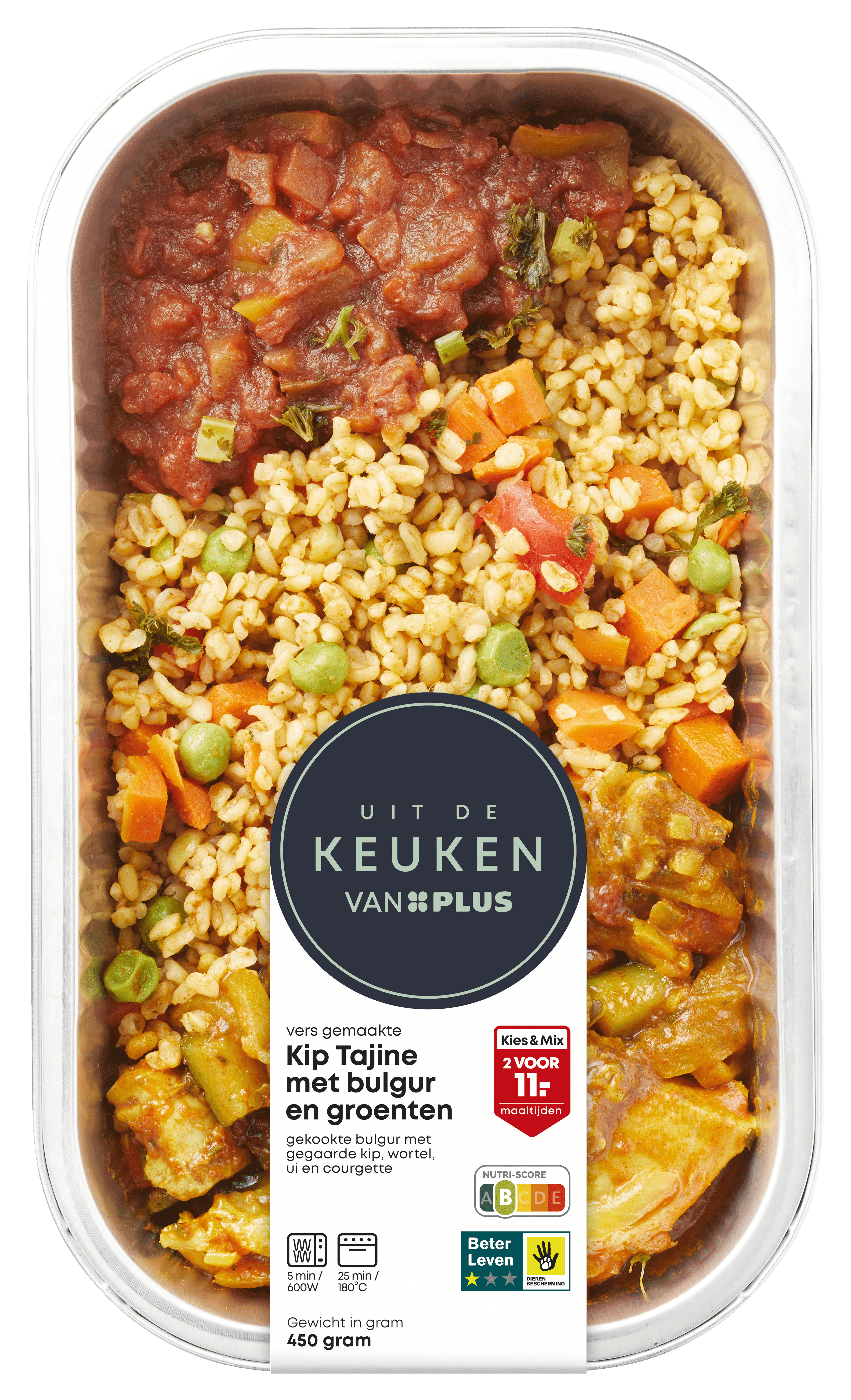 Uit de keuken van PLUS Kip Tajine met groenten