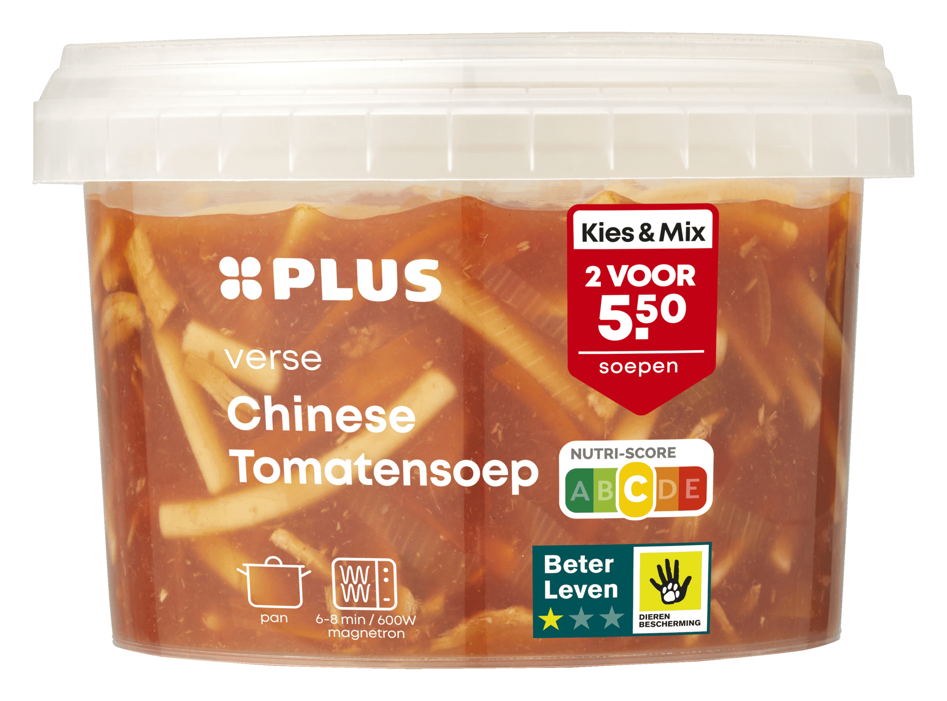 PLUS Chinese tomatensoep