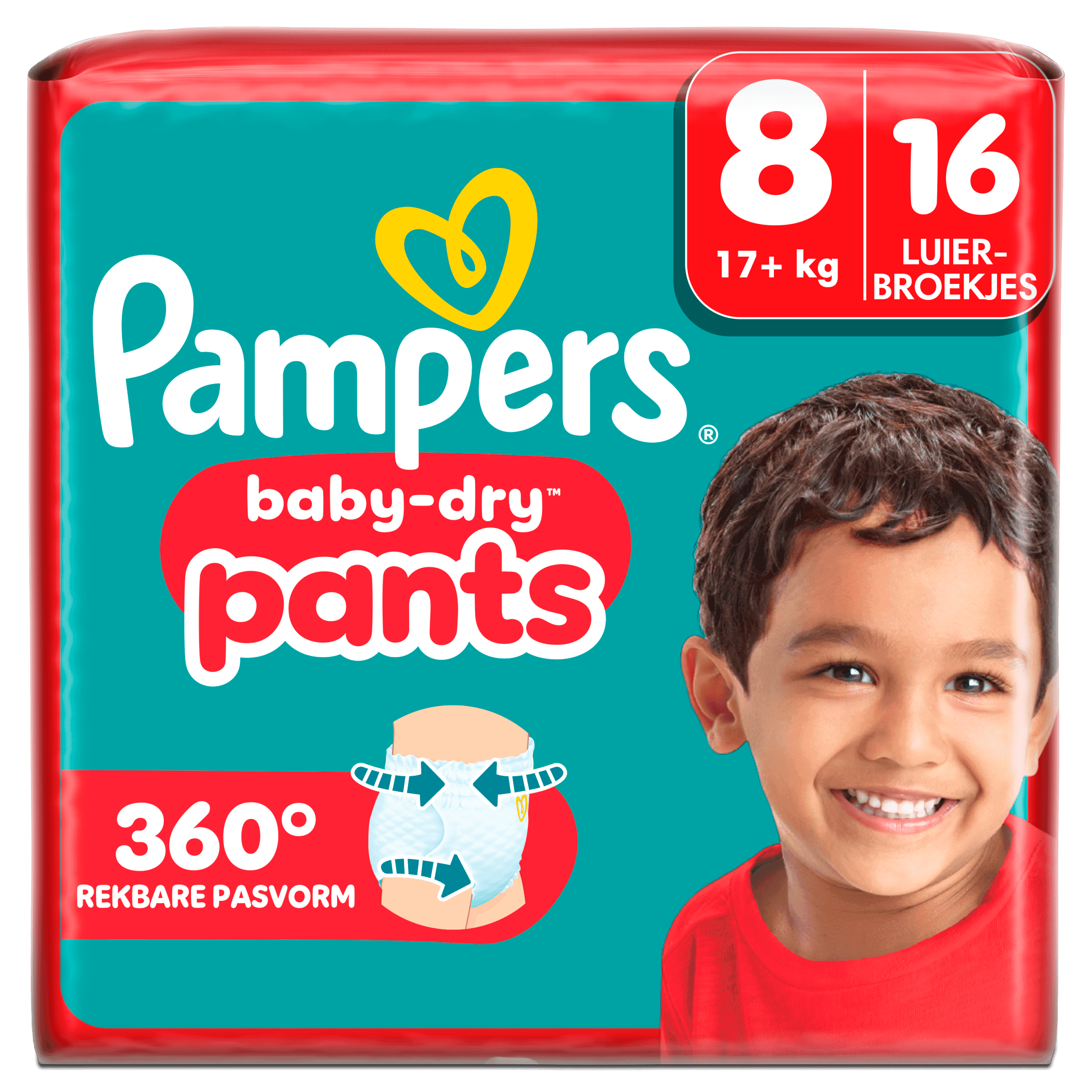 Pampers Baby-Dry pants maat 8 key size