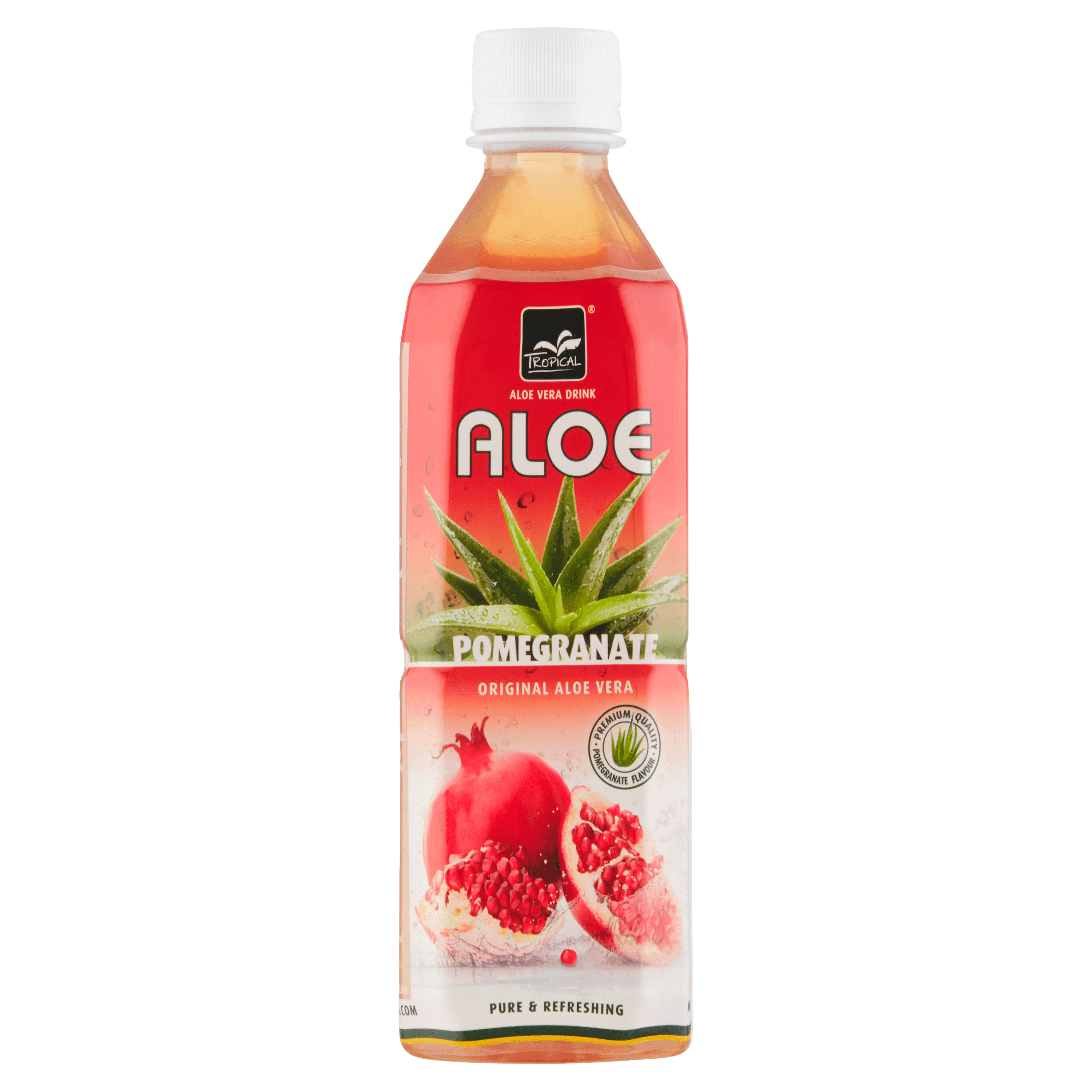 Tropical Aloe vera granaatappel drink