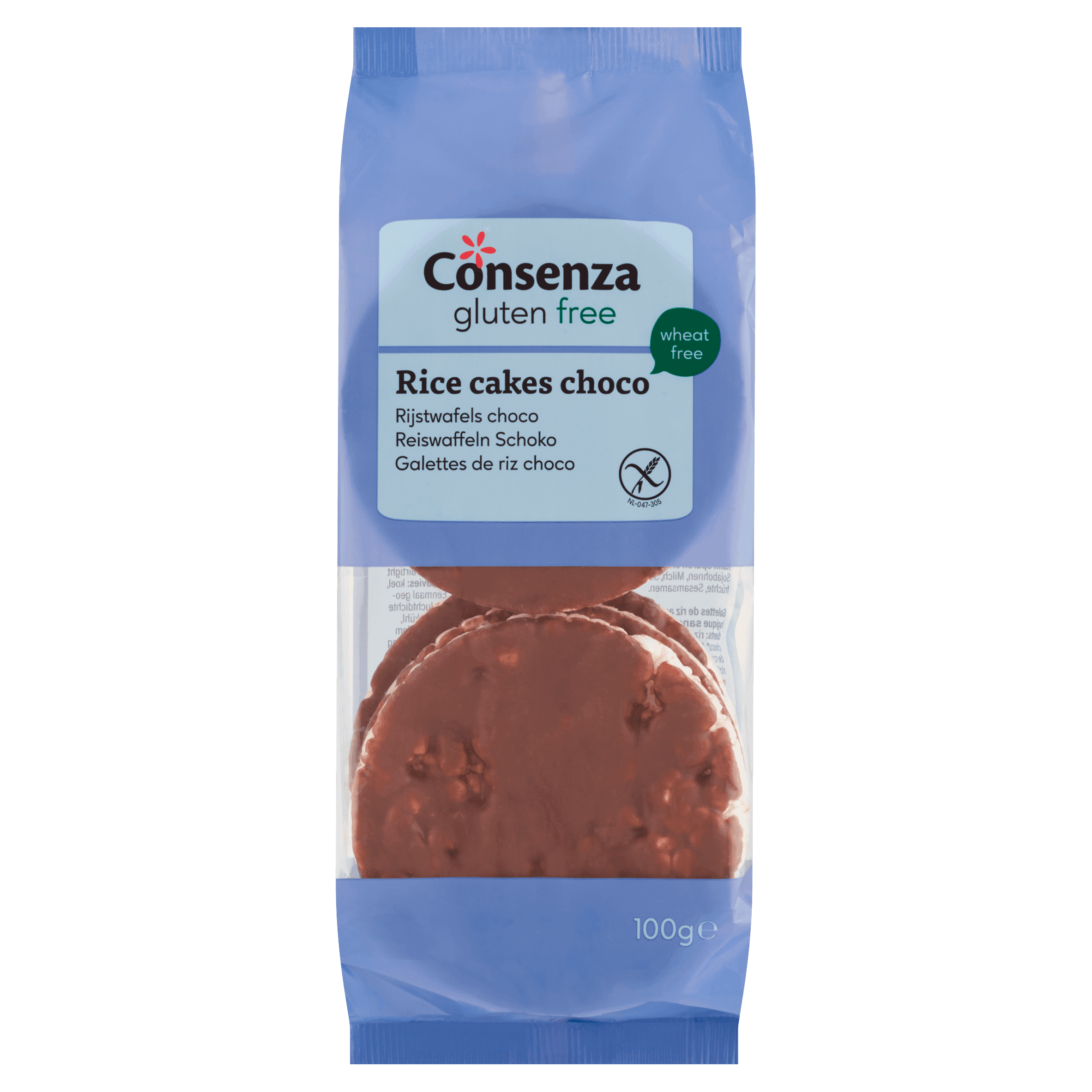 Consenza GV Rijstwafels choco vegan bio
