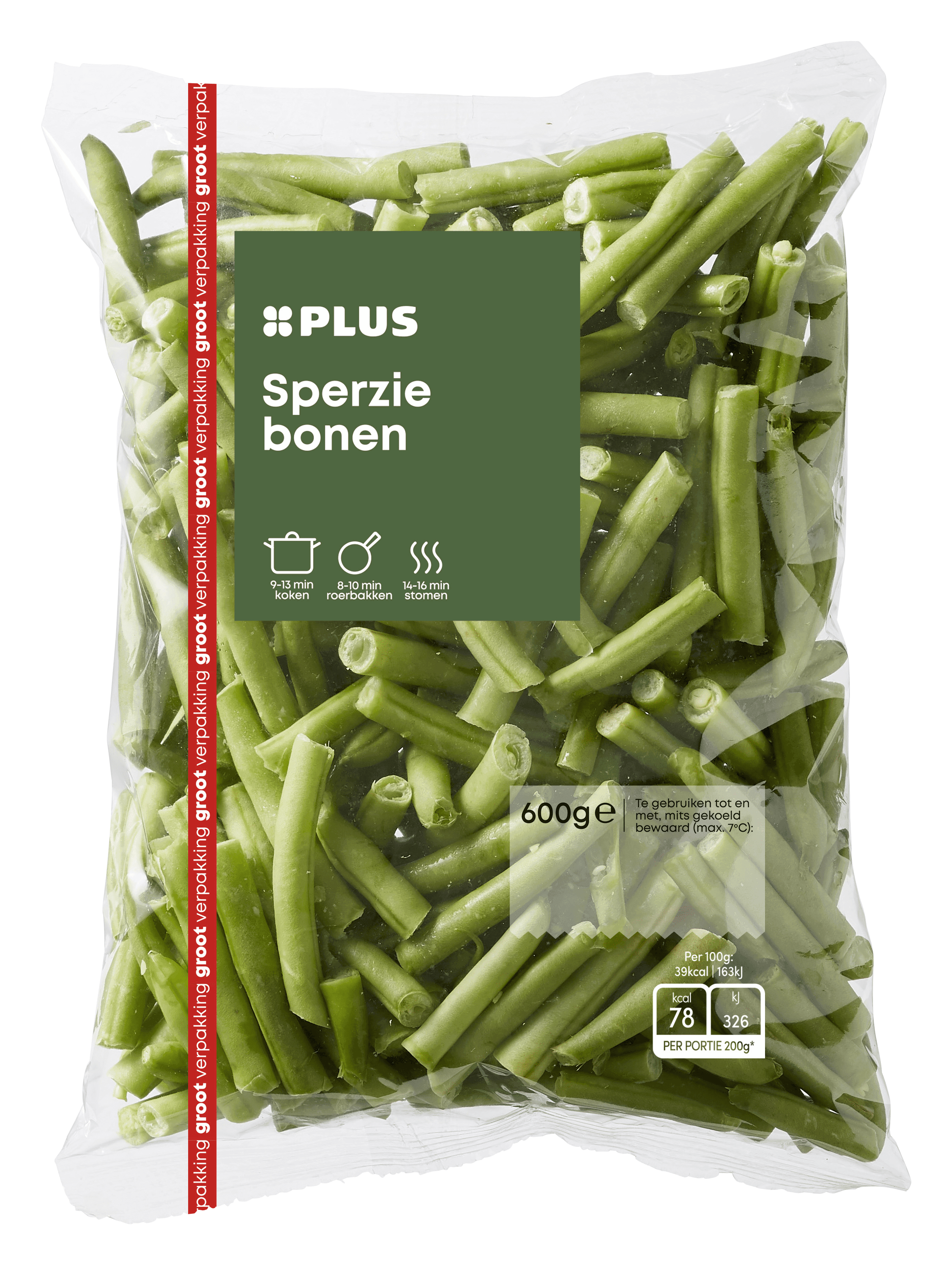 PLUS Sperziebonen gebroken